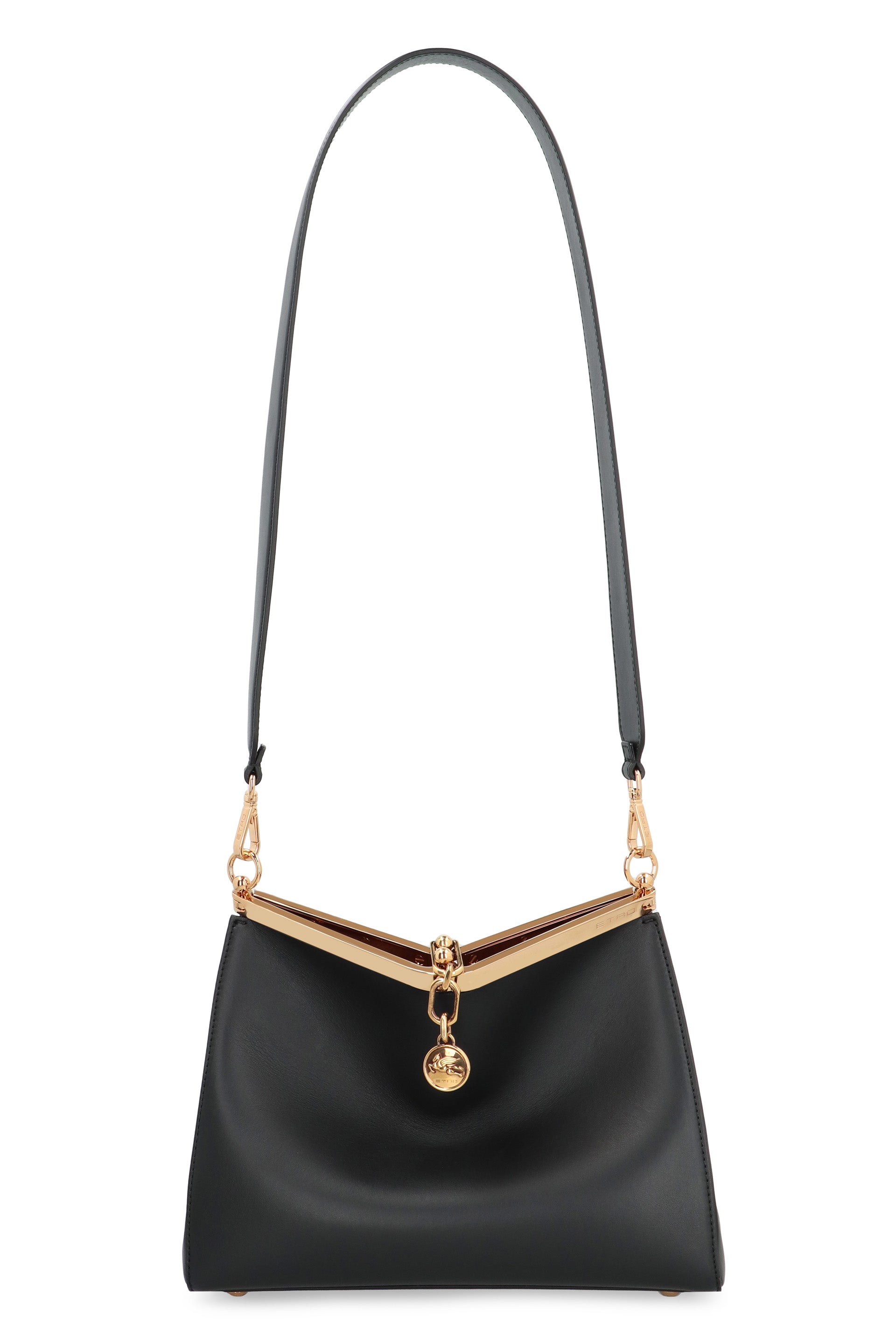 Vela leather shoulder bag