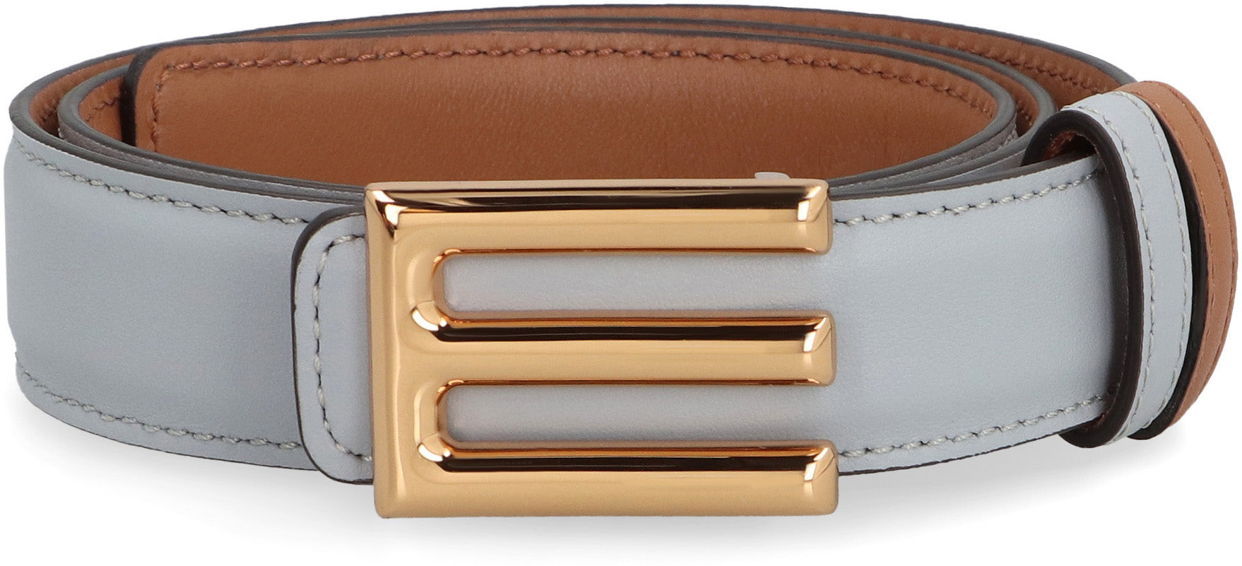 Reversible leather belt