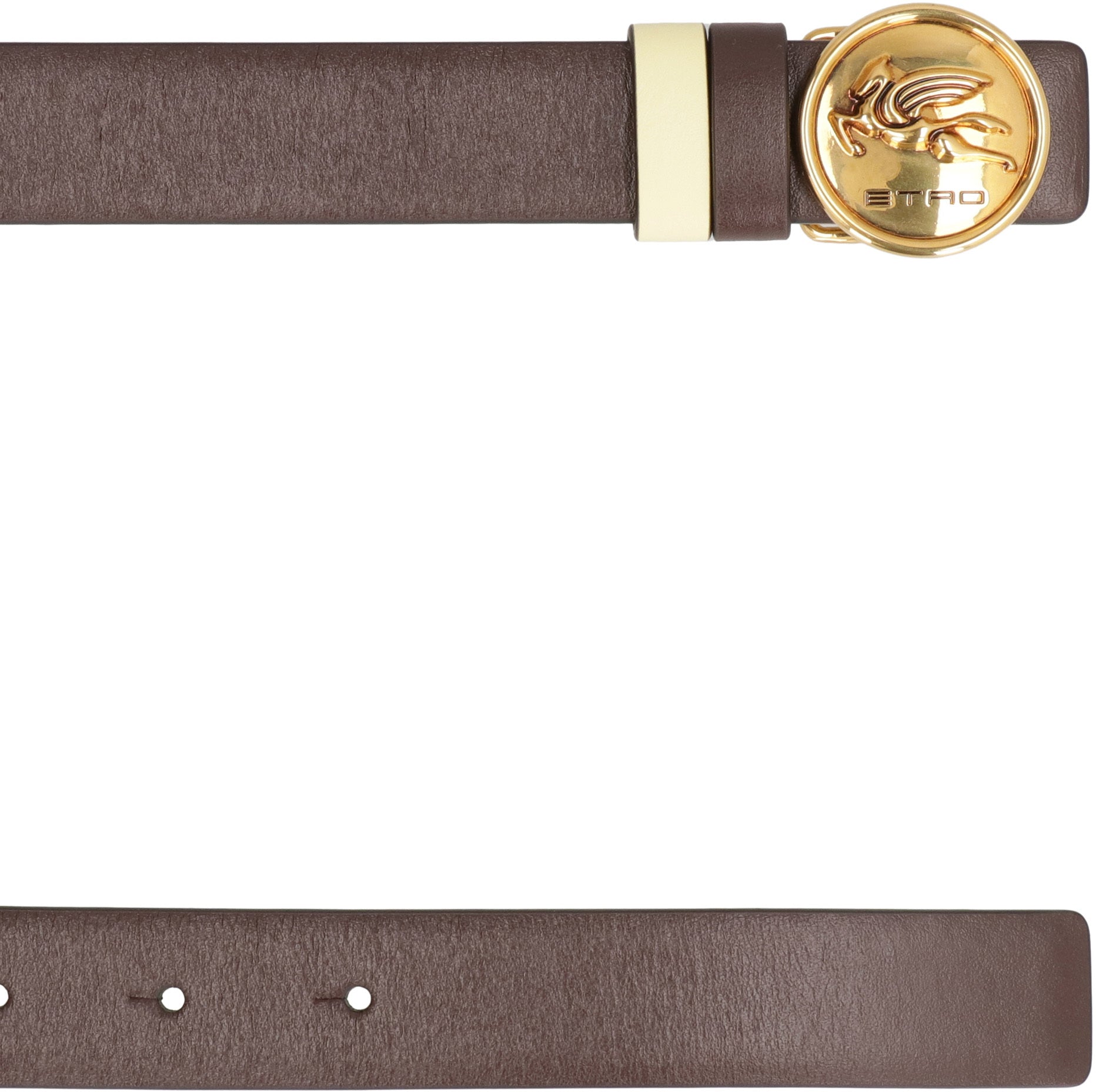 Reversible leather belt