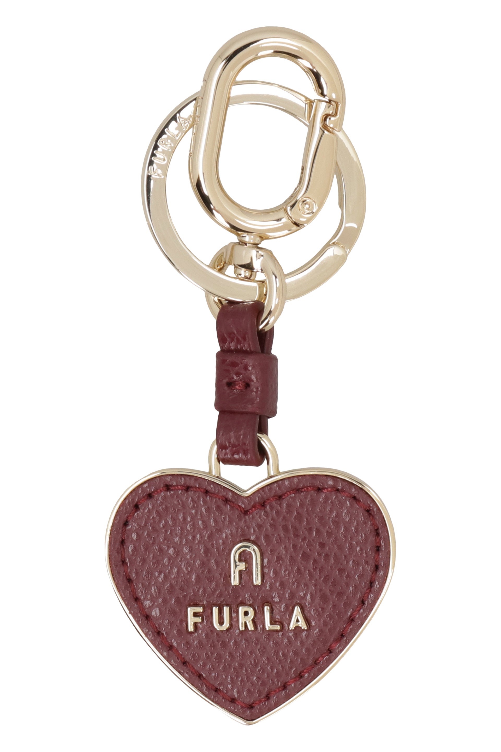 Furla Camelia key ring with decorative charms