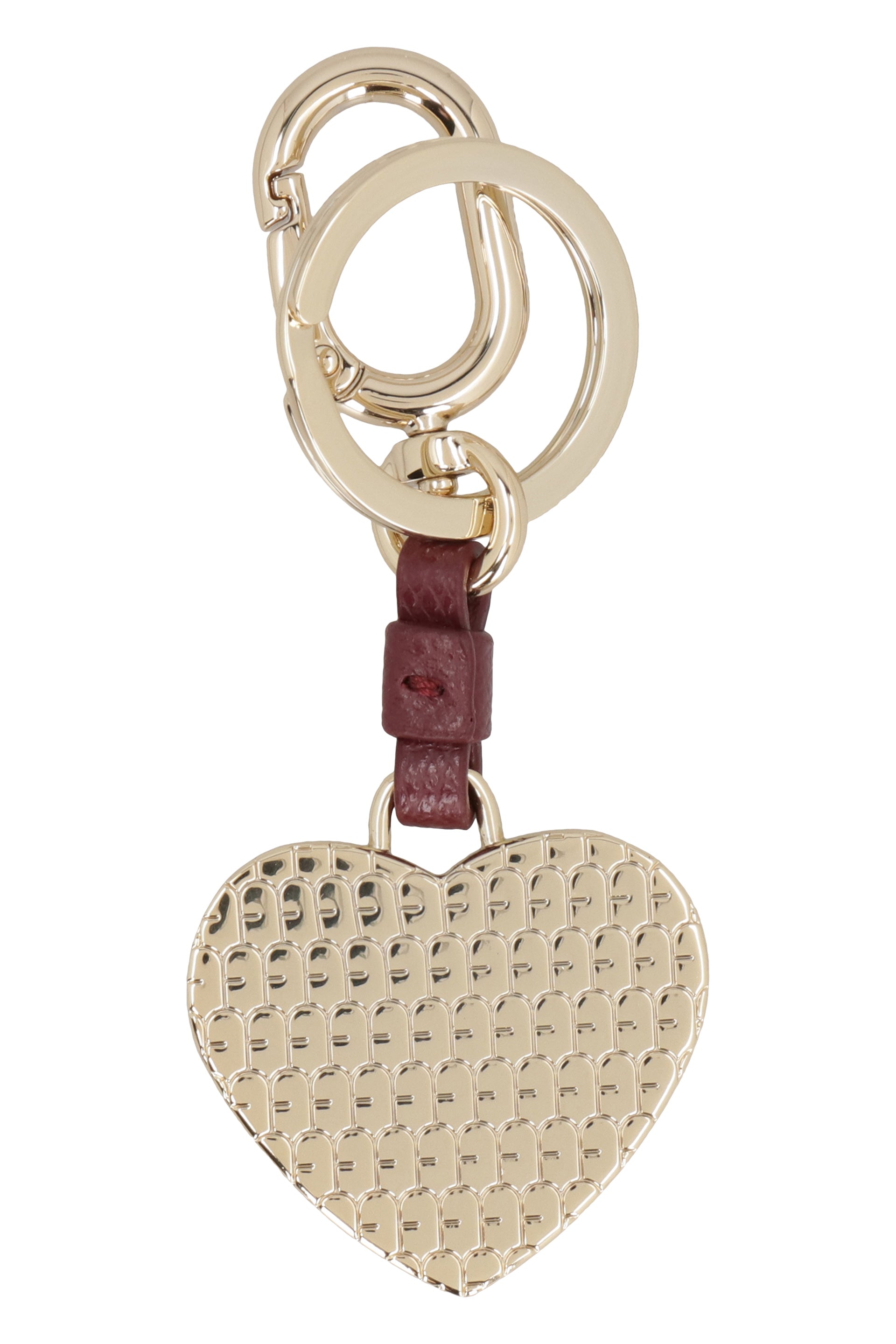 Furla Camelia key ring with decorative charms