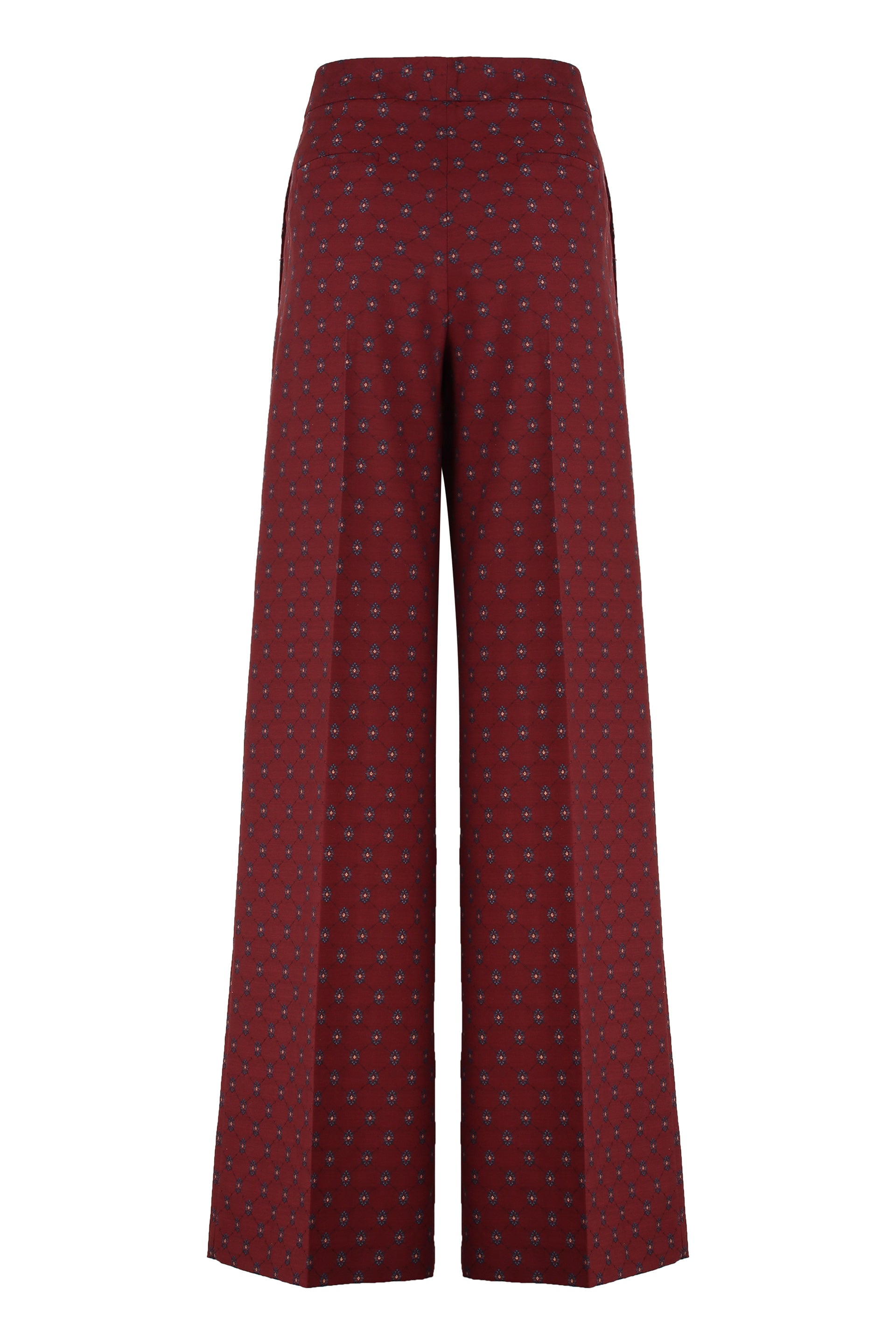 Wool blend trousers