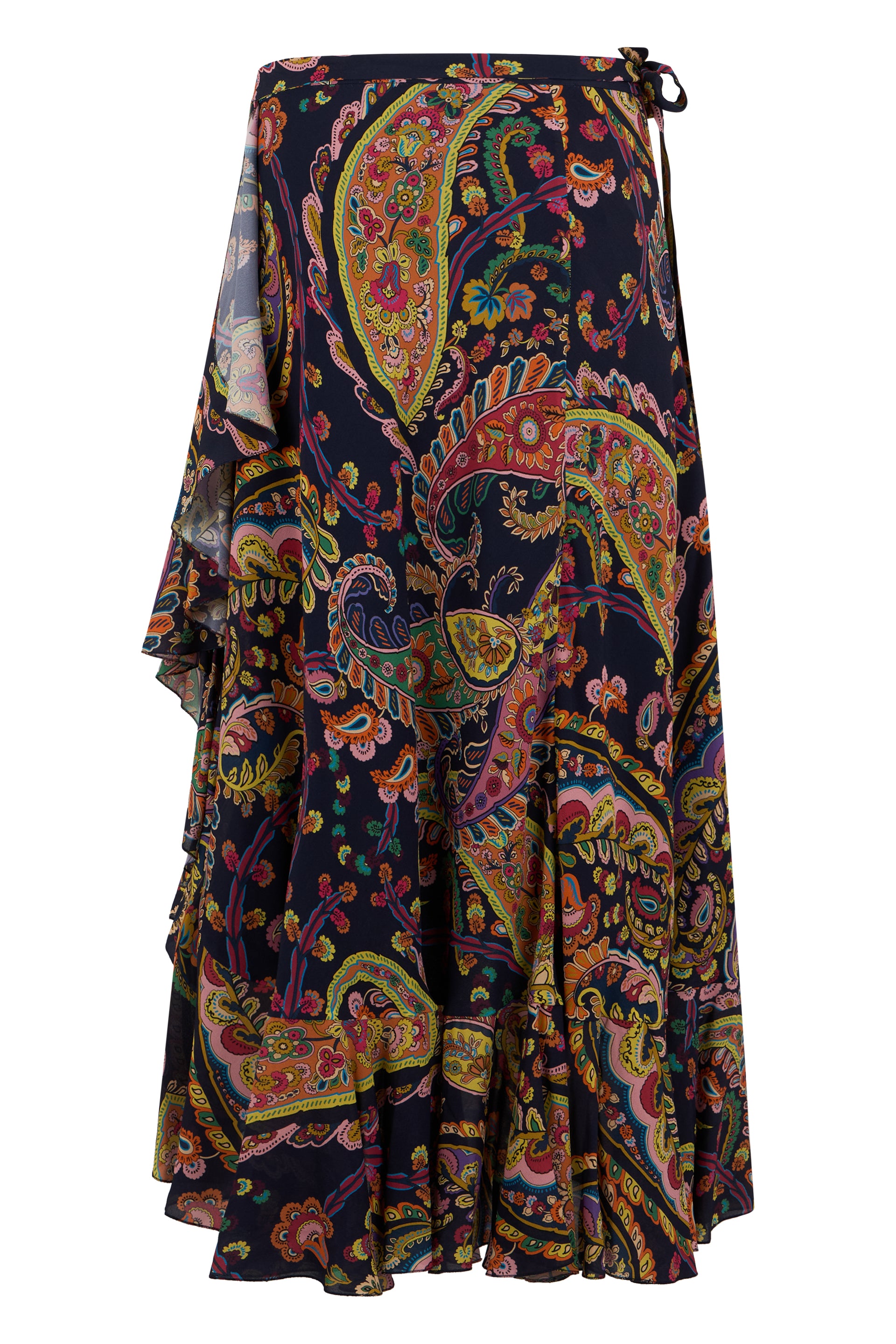 Long printed skirt