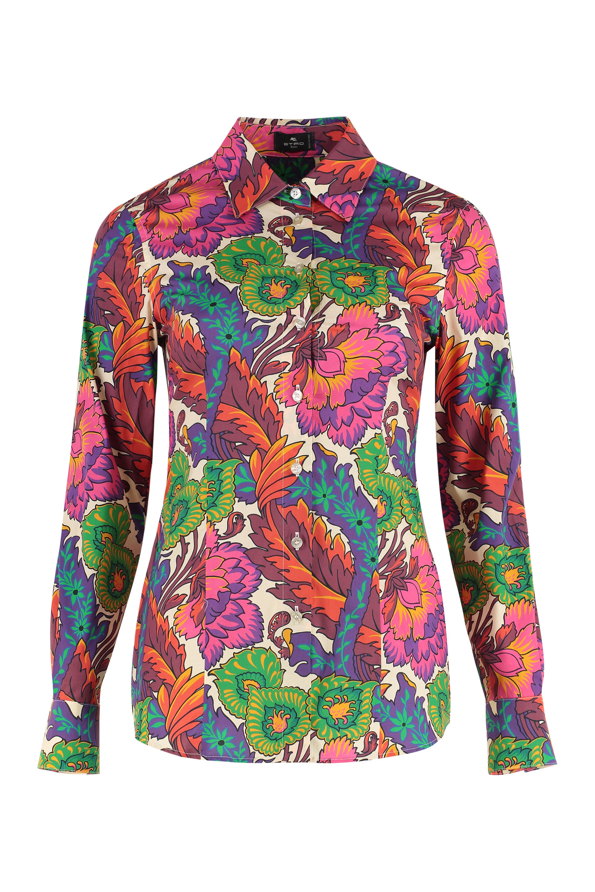 Printed cotton shirt
