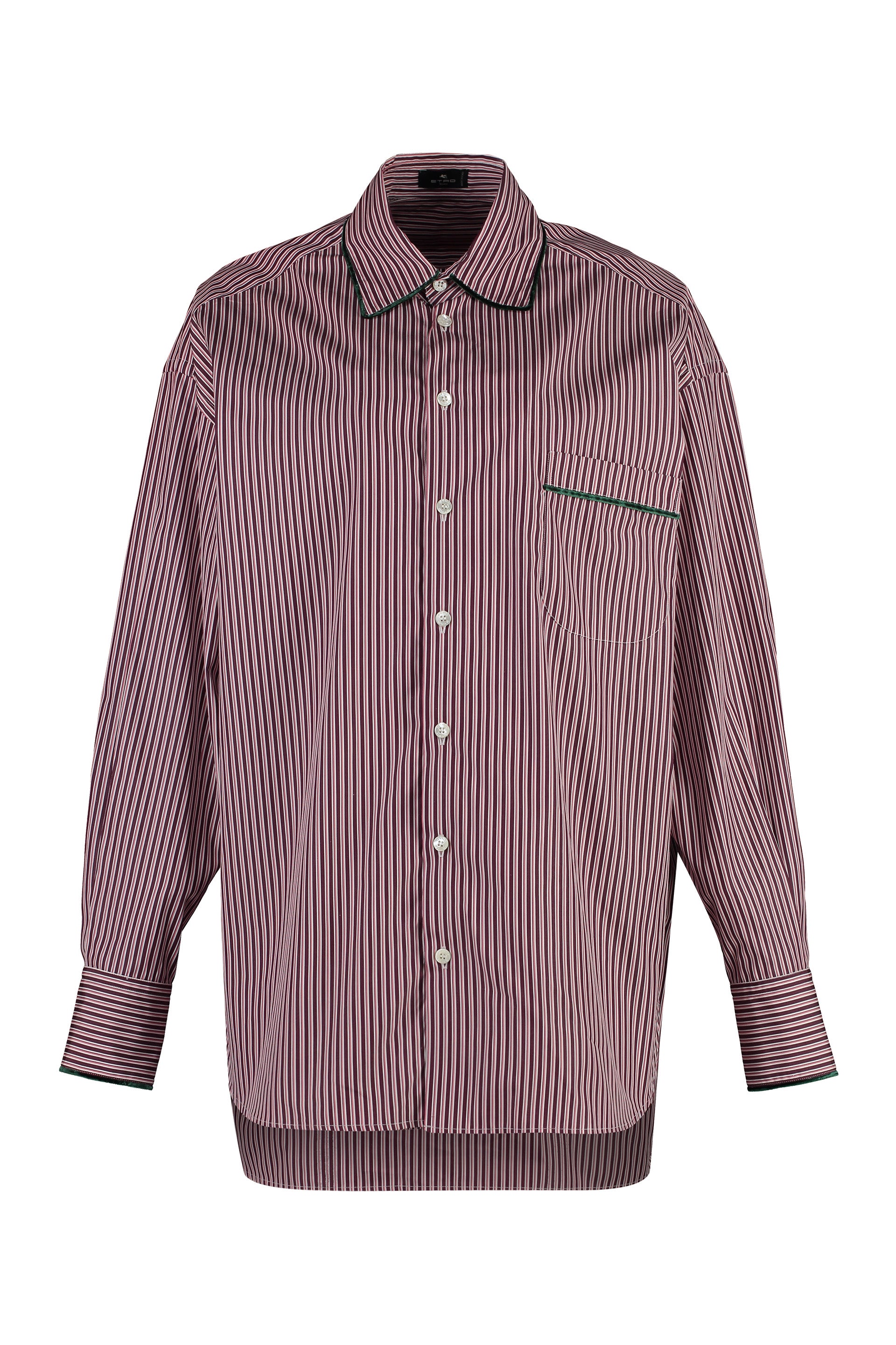Striped cotton shirt
