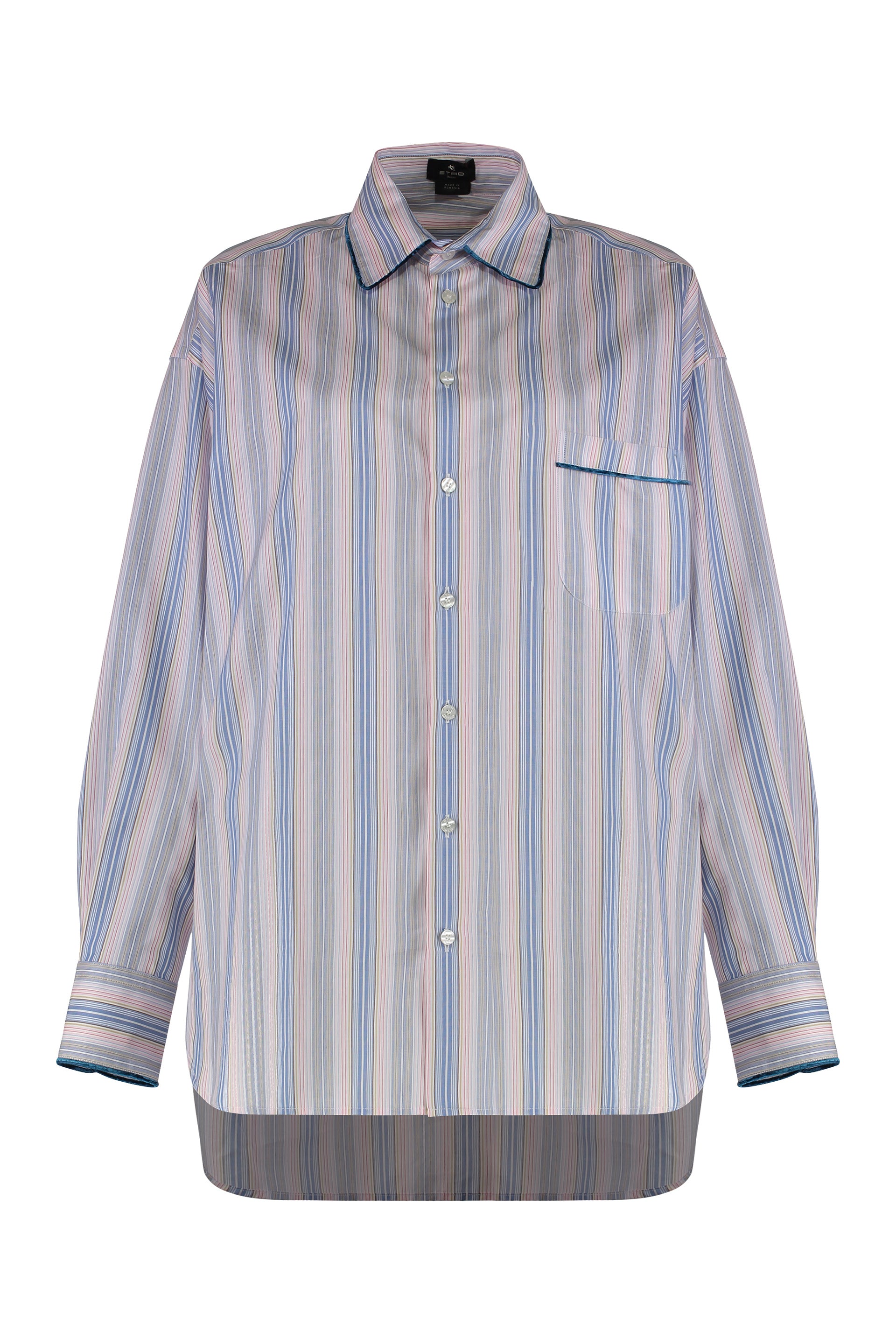 Striped cotton shirt
