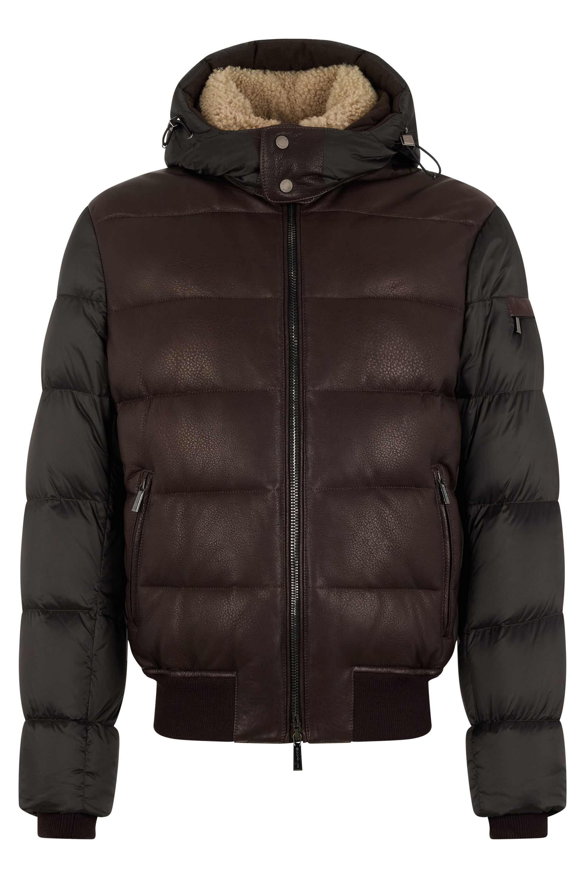 Padded jacket with hood, stylish and comfortable