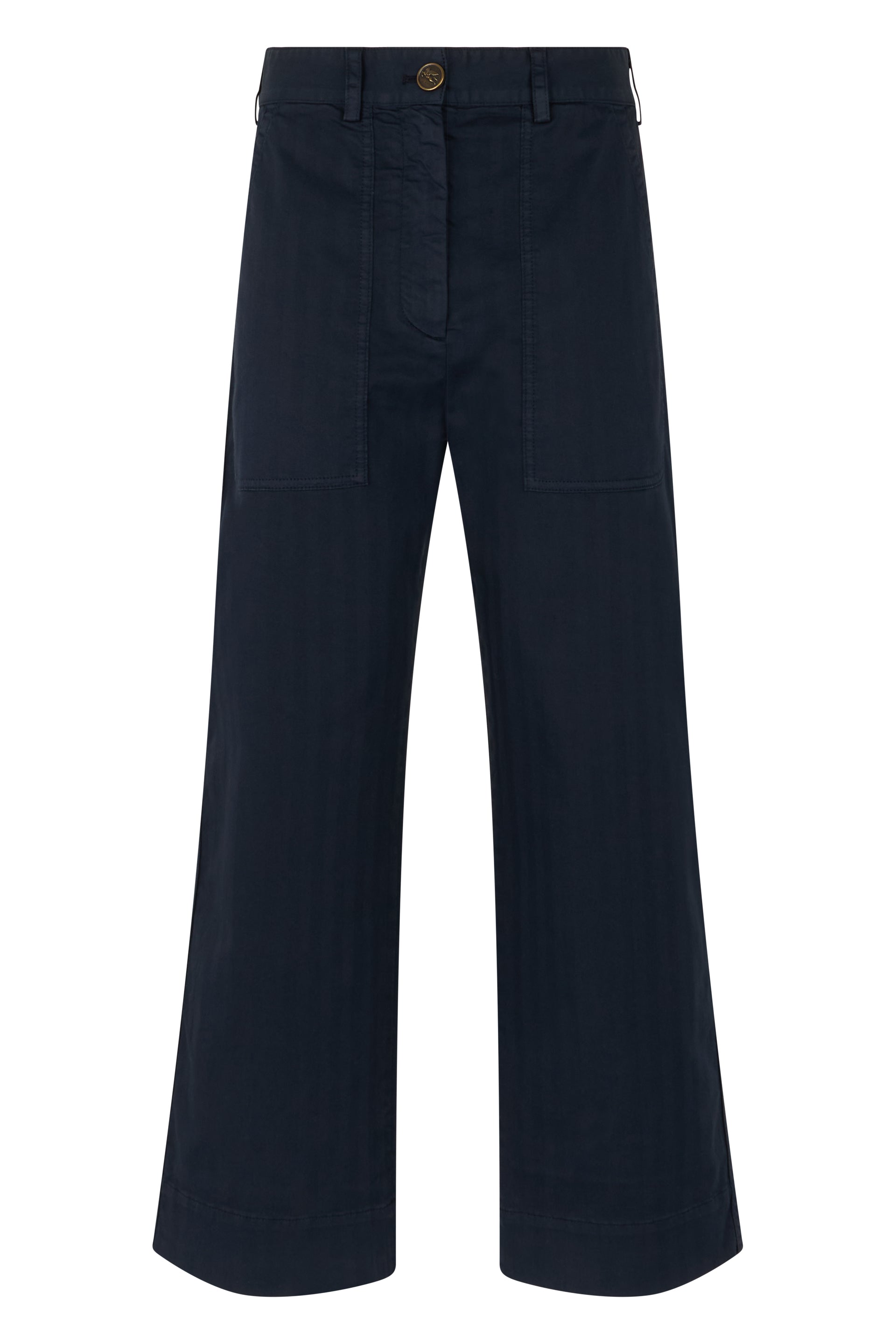 Straight cotton pants