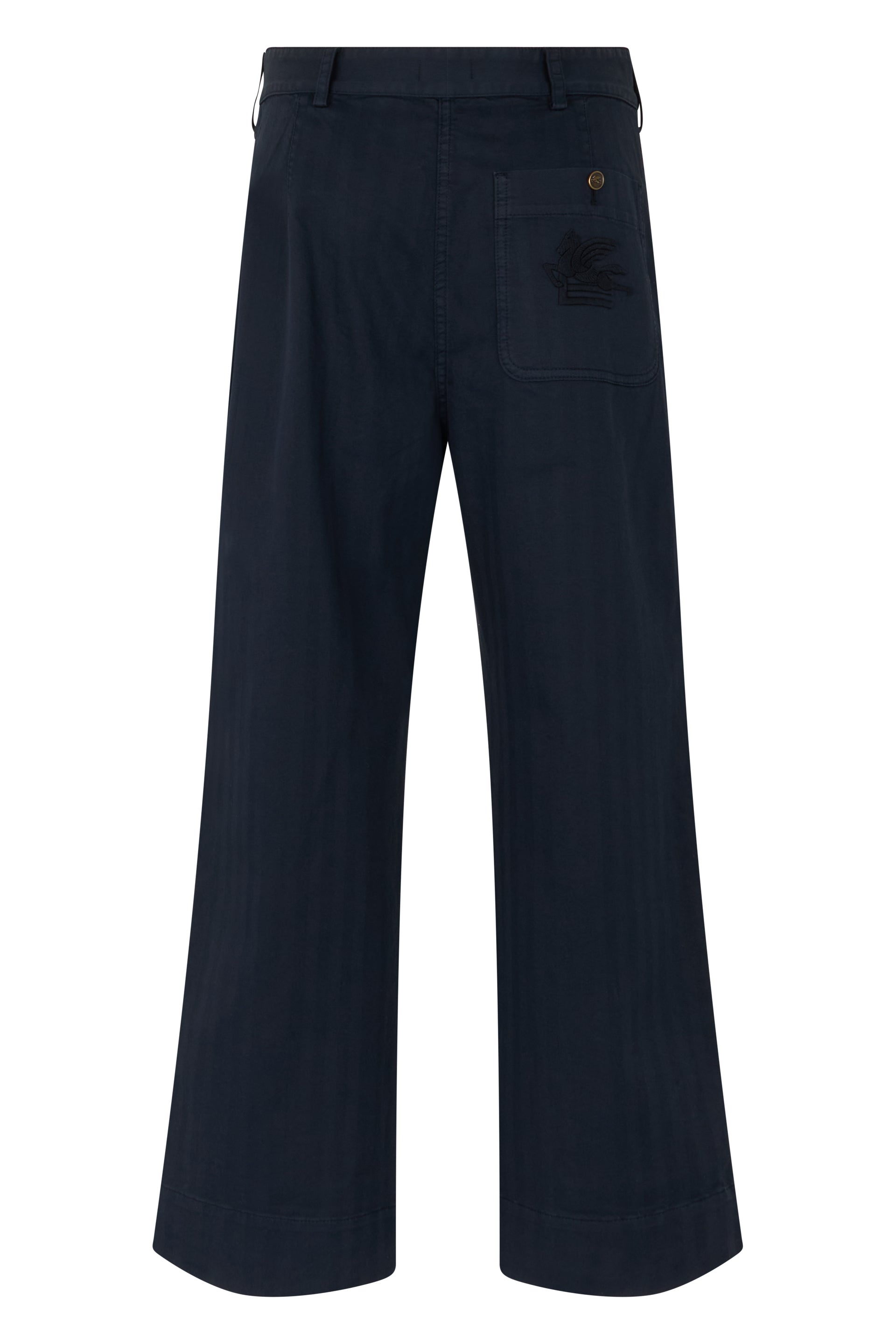 Straight cotton pants