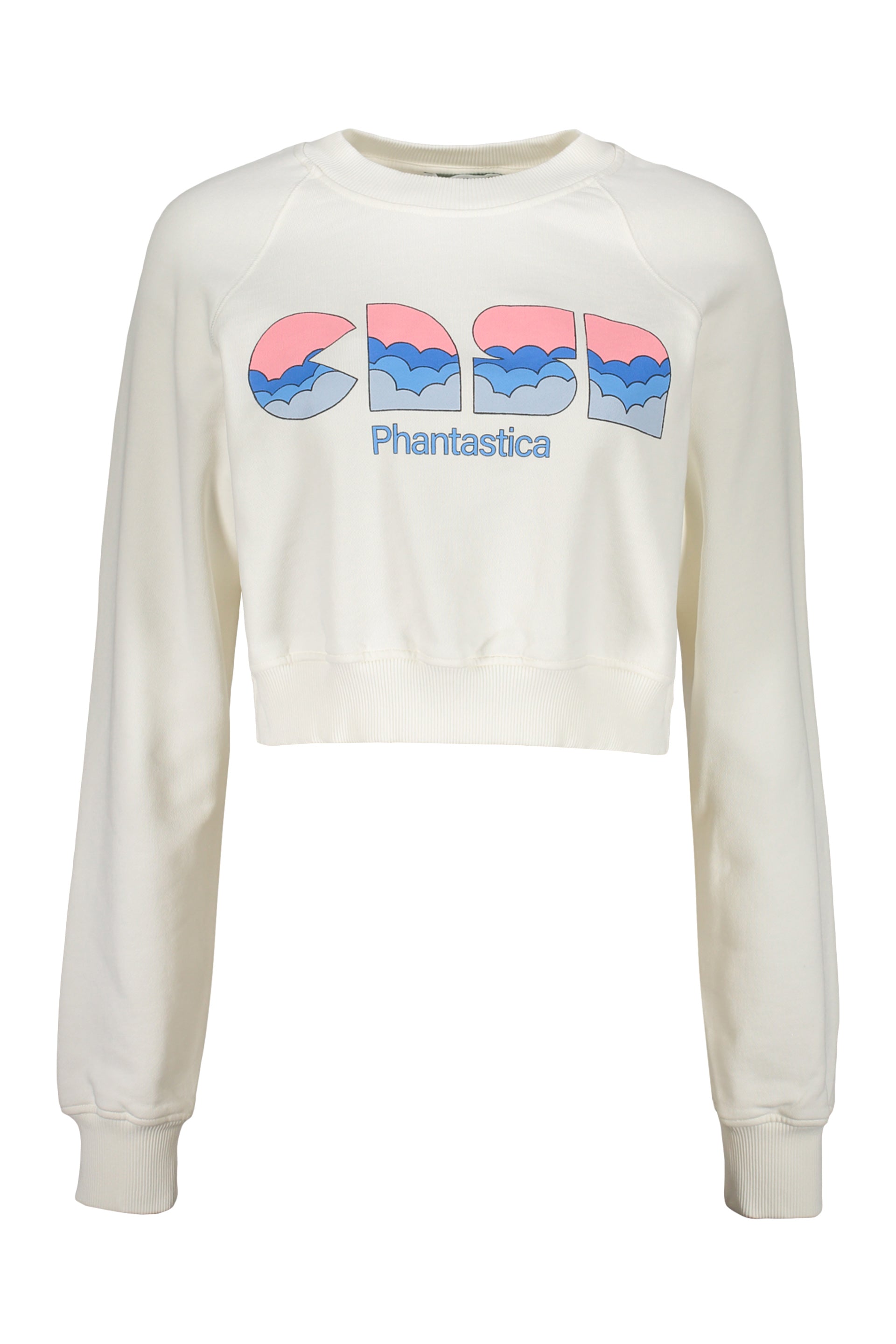 Printed cotton sweatshirt