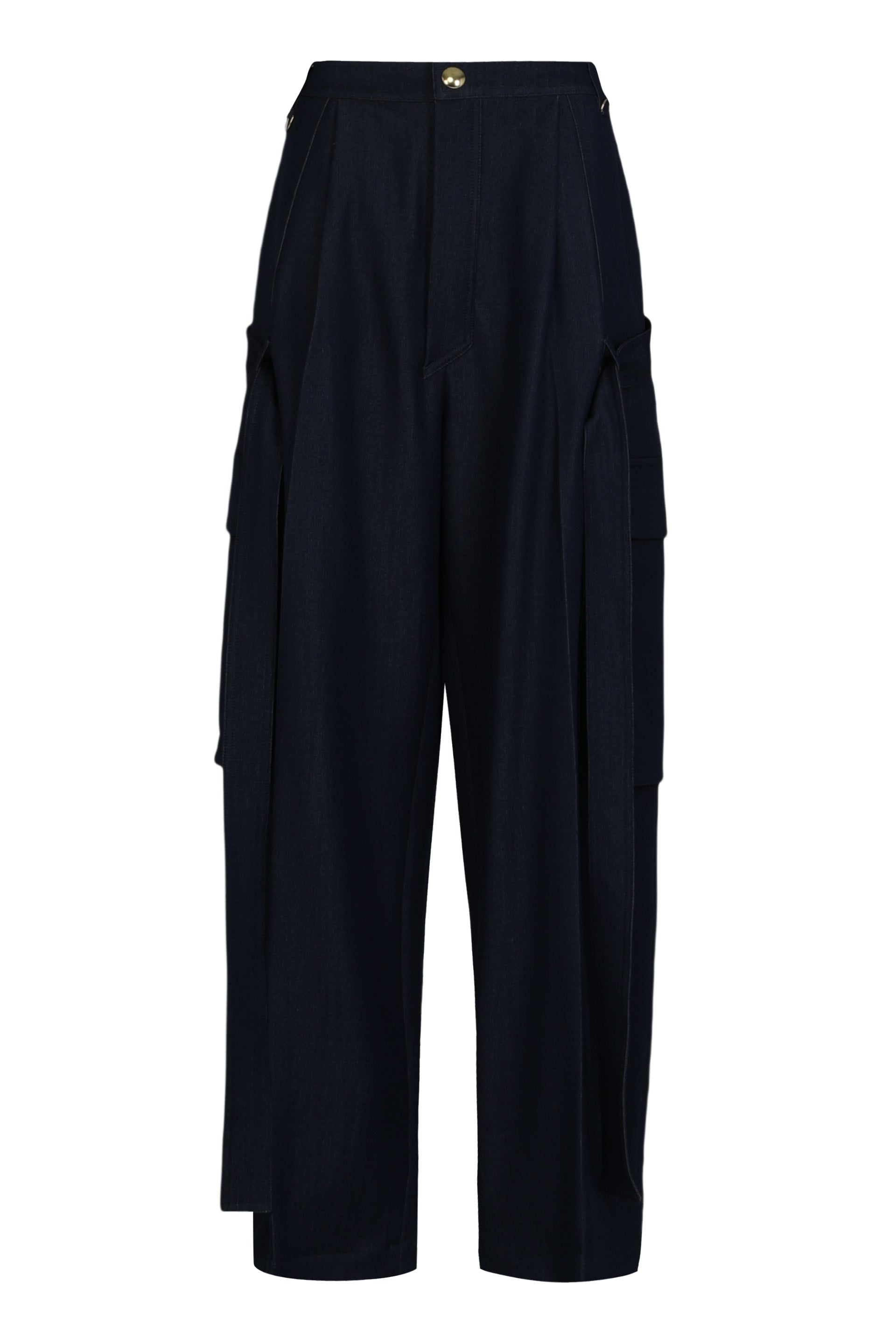 Ruth cargo pants with removable long belt