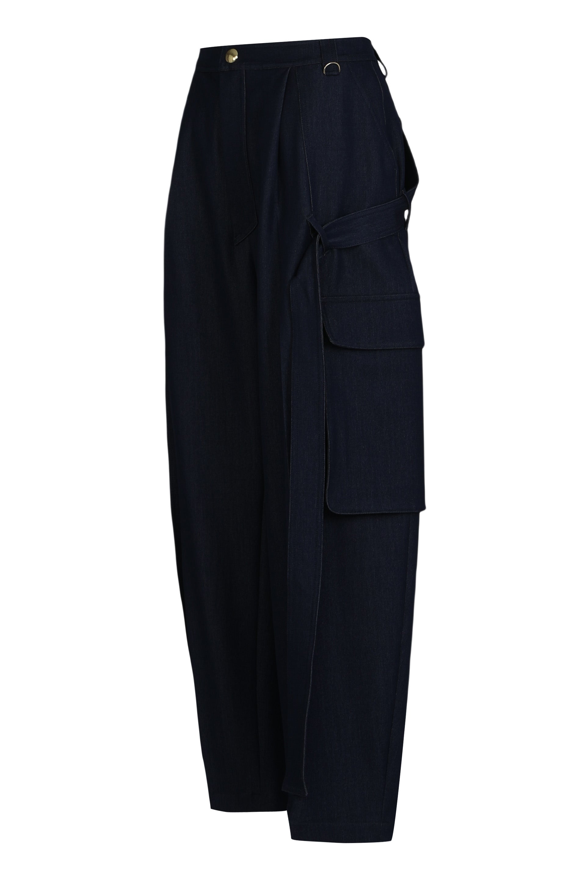 Ruth cargo pants with removable long belt