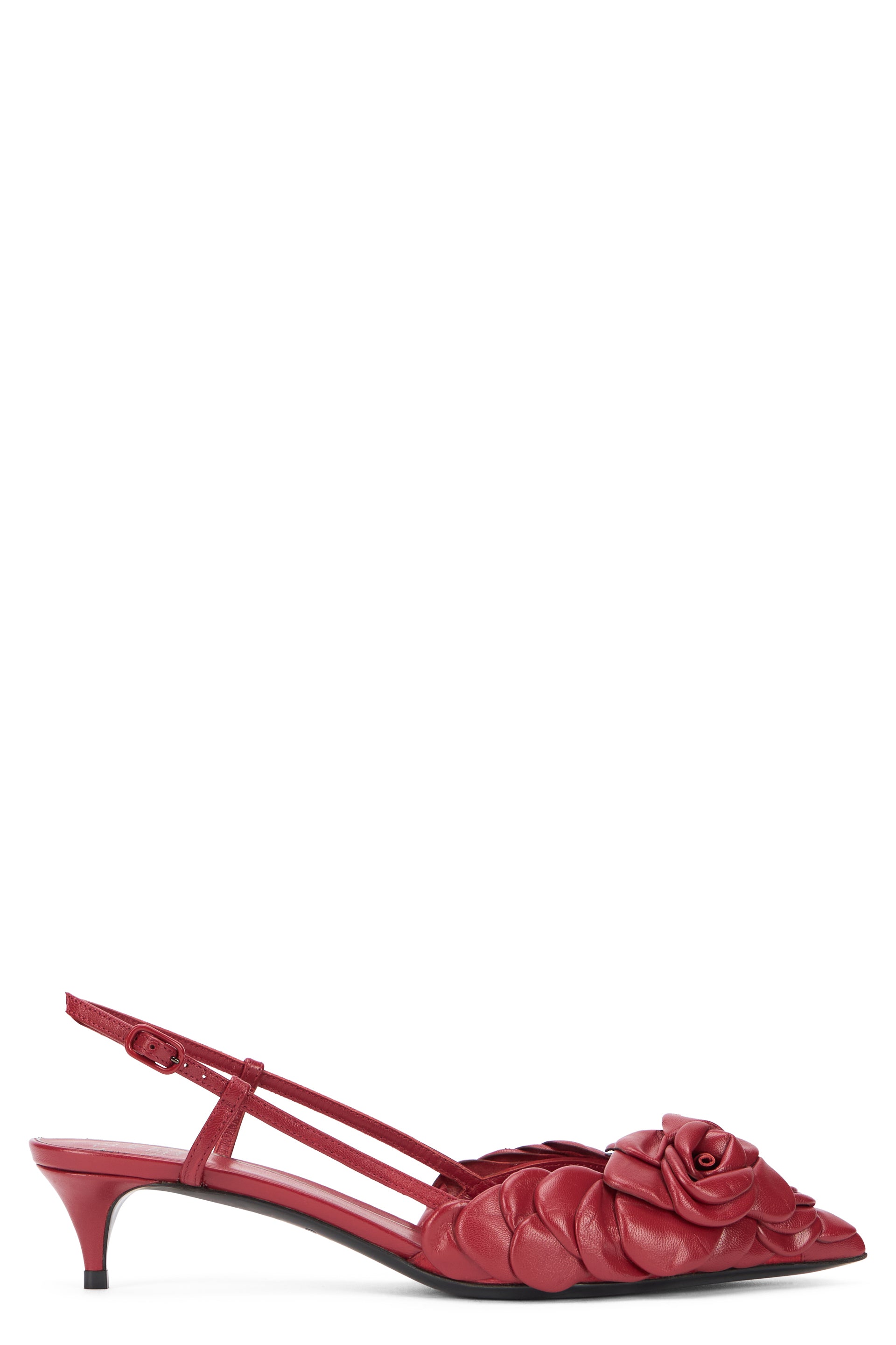 Elegant pointed slingback with heel