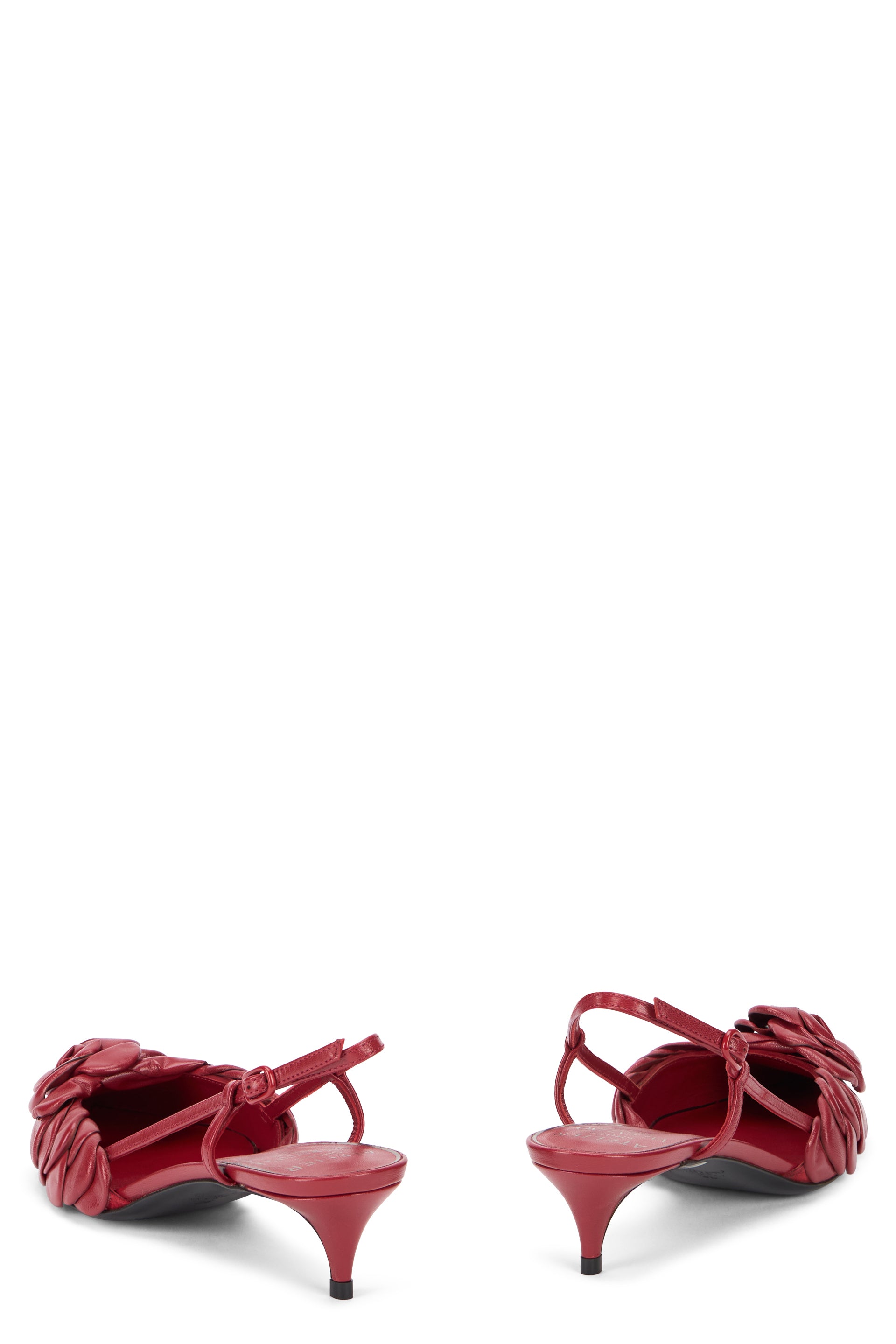 Elegant pointed slingback with heel