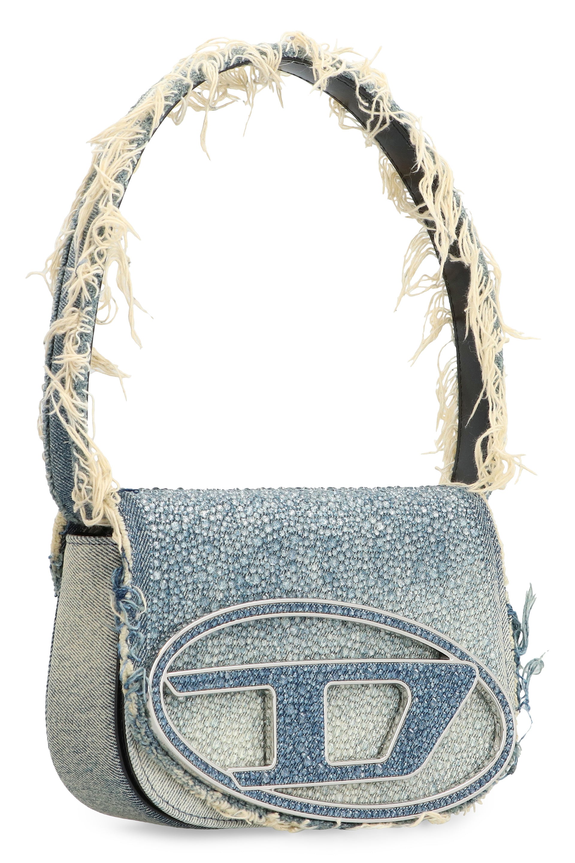 1DR denim shoulder bag