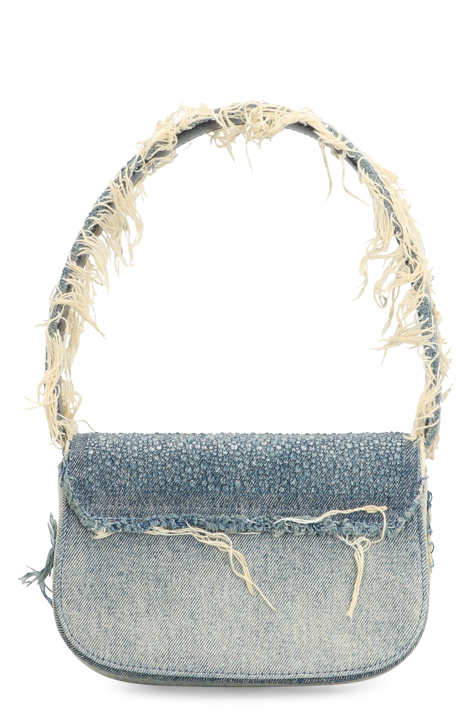 1DR denim shoulder bag