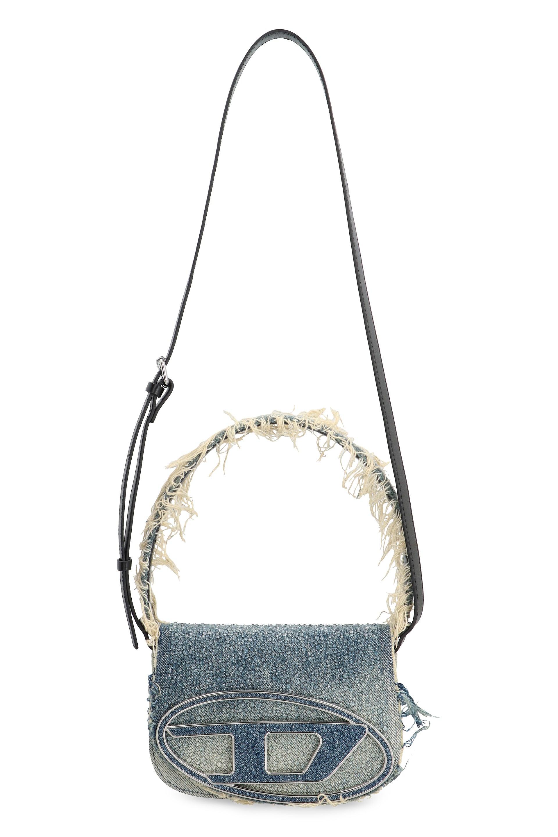 1DR denim shoulder bag