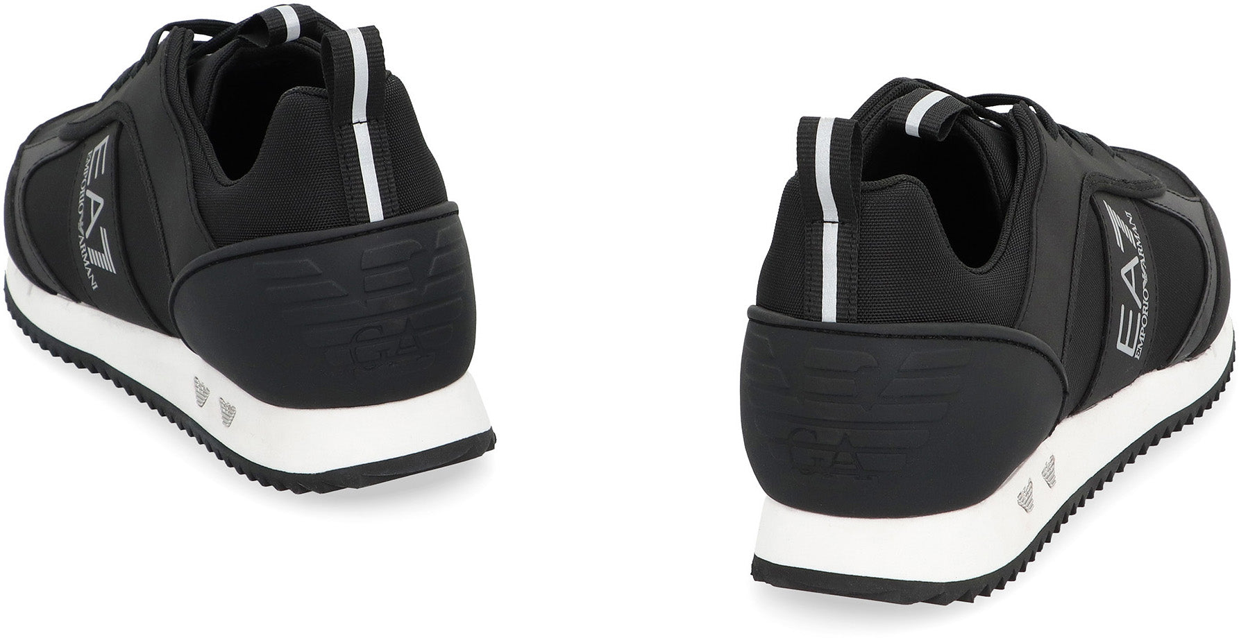 Techno fabric low-top sneakers