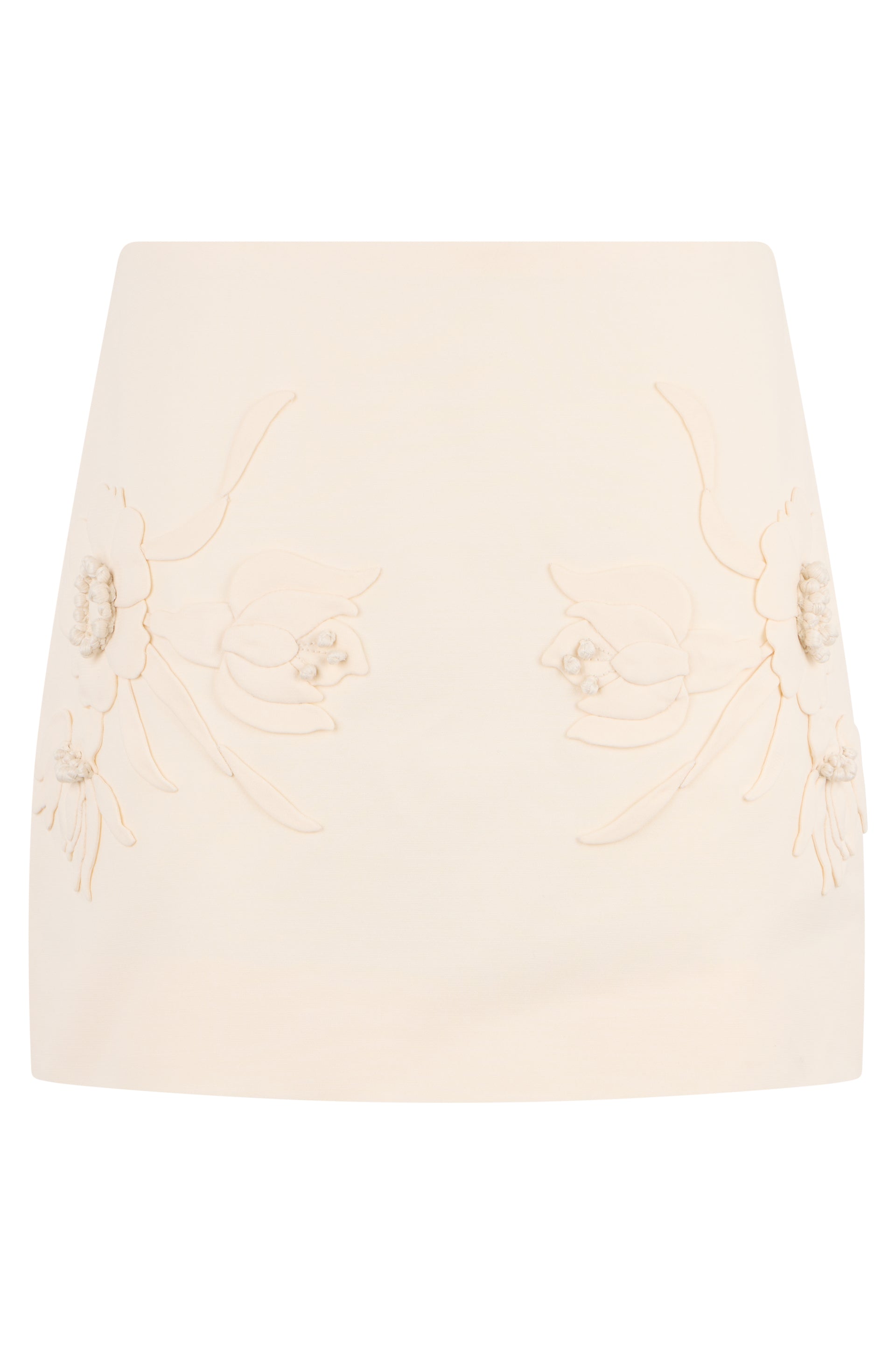 Gonna with floral applications