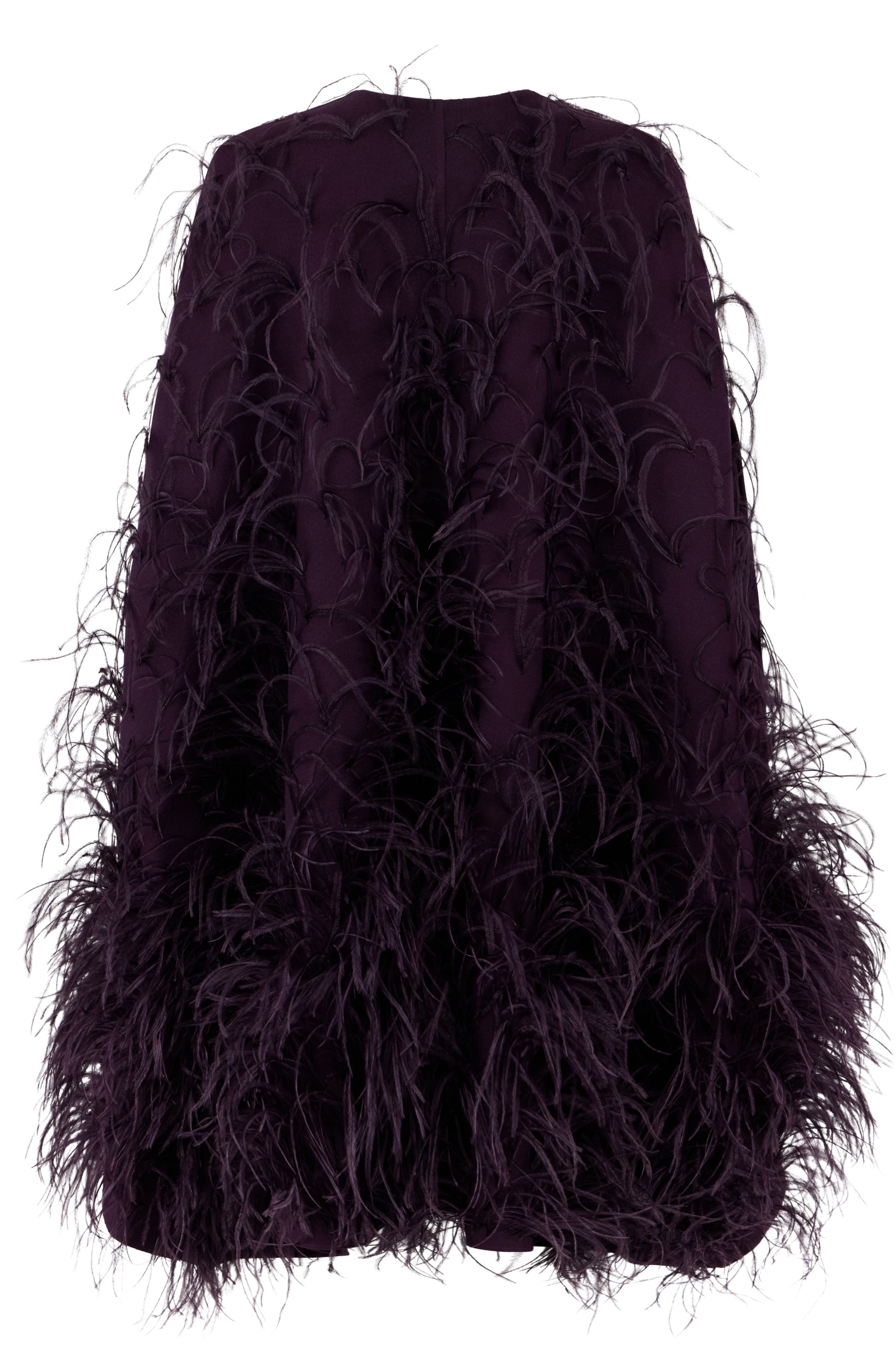 Elegant purple cape