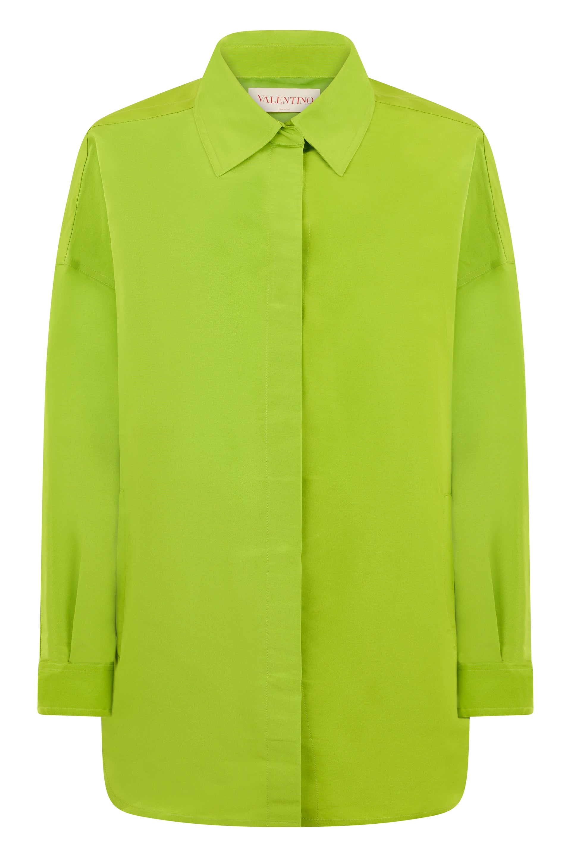 Lime green oversized shirt