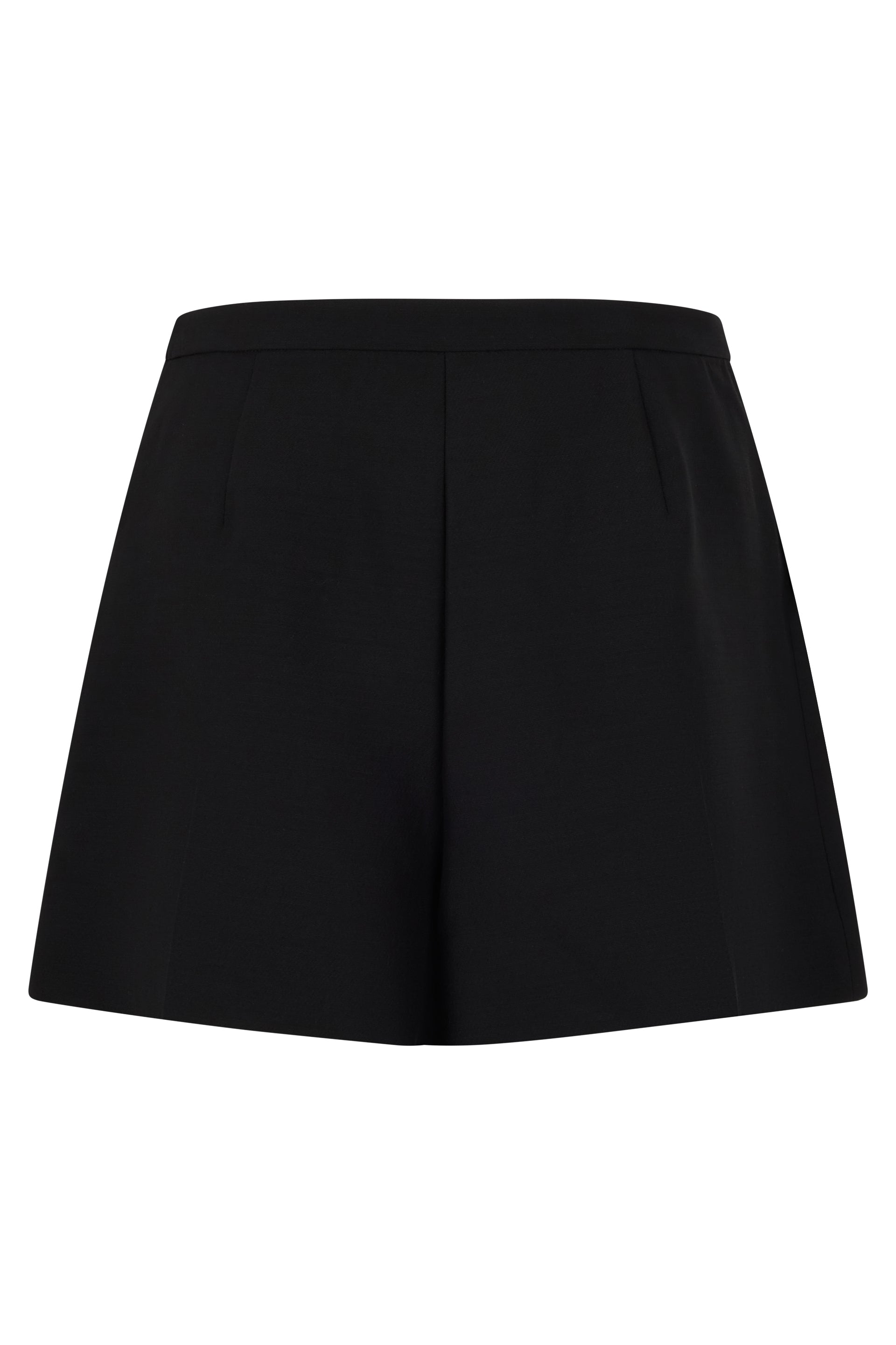 Elegant and versatile black short skirt