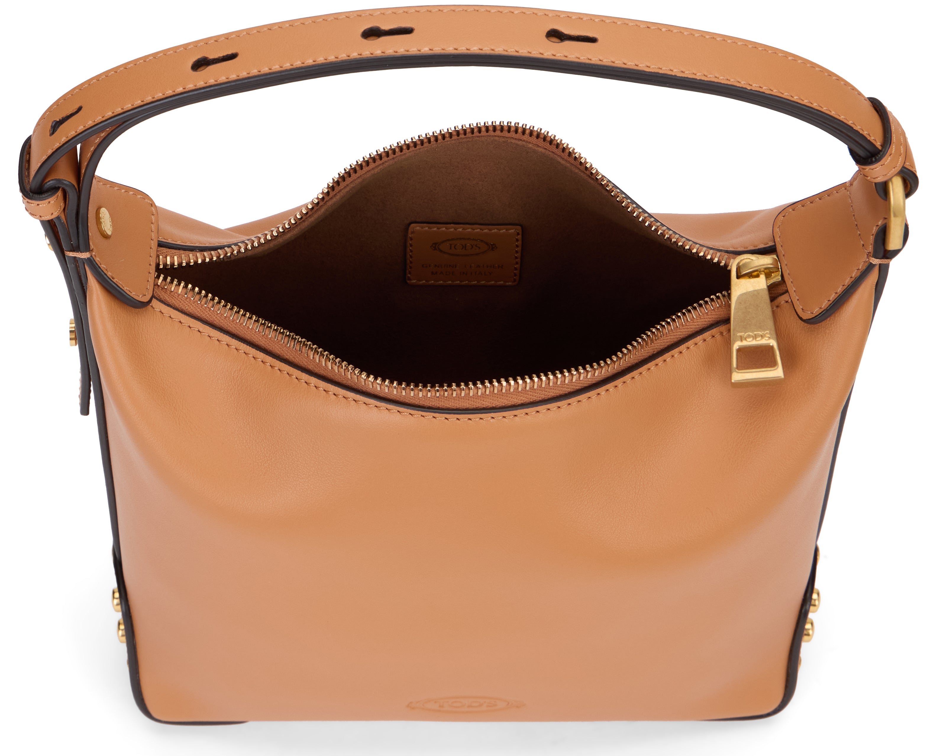 Mini Bag Metal Dots in Leather
