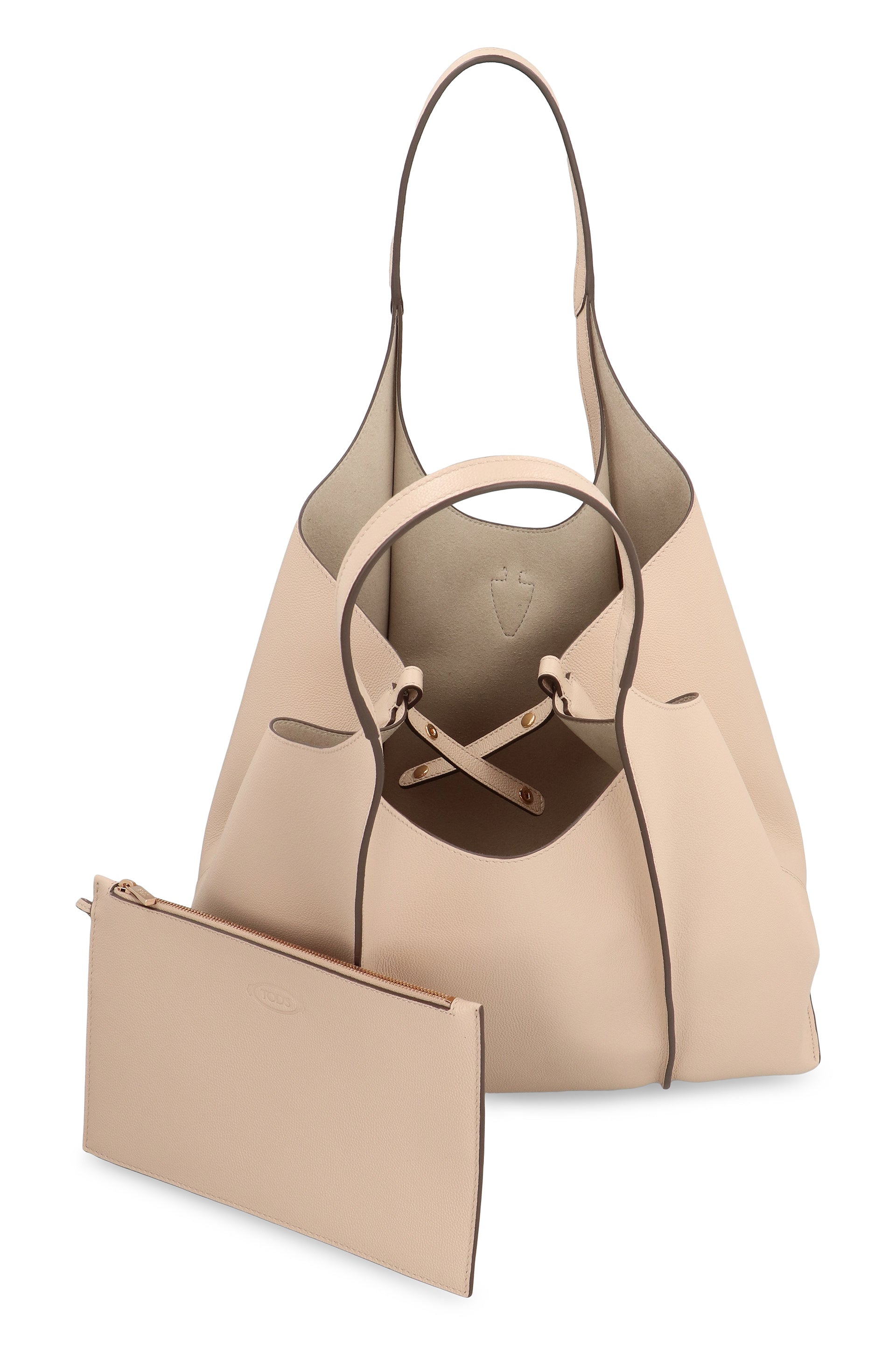 Media T Timeless Leather tote