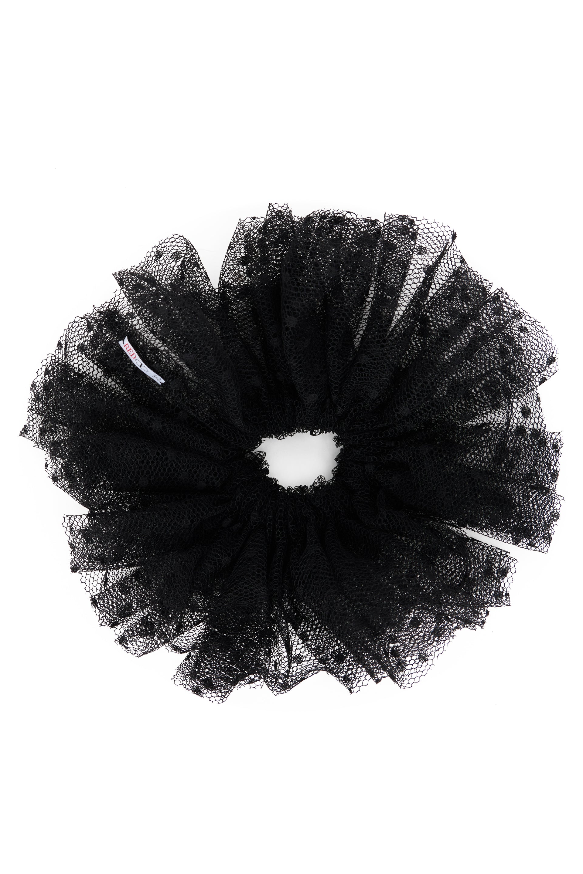 Black hair tie, elegant and versatile.