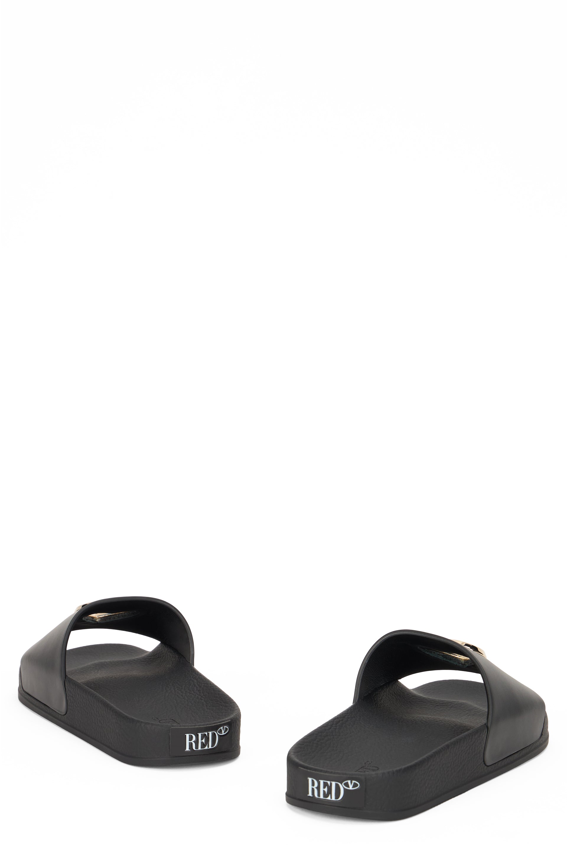 Black ciabatta open with a casual and versatile design.