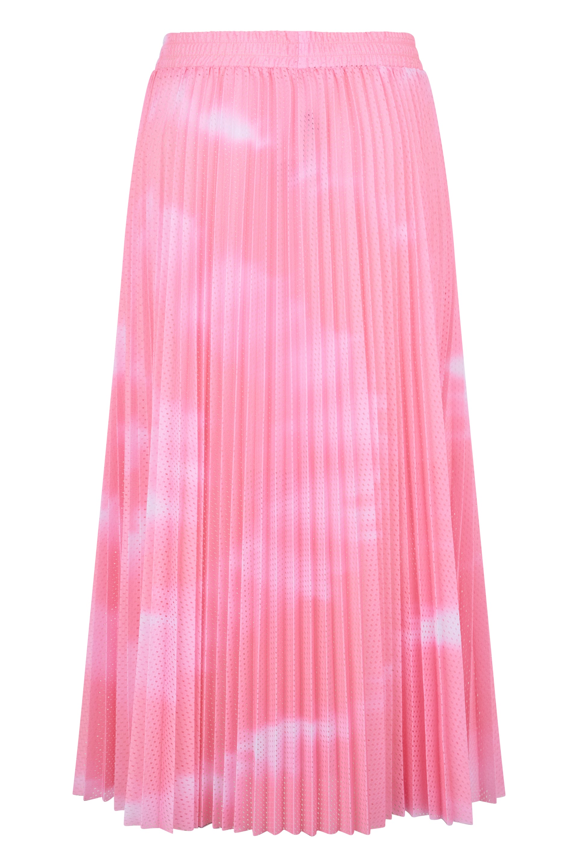 Pink midi dress with a fluid and versatile design.