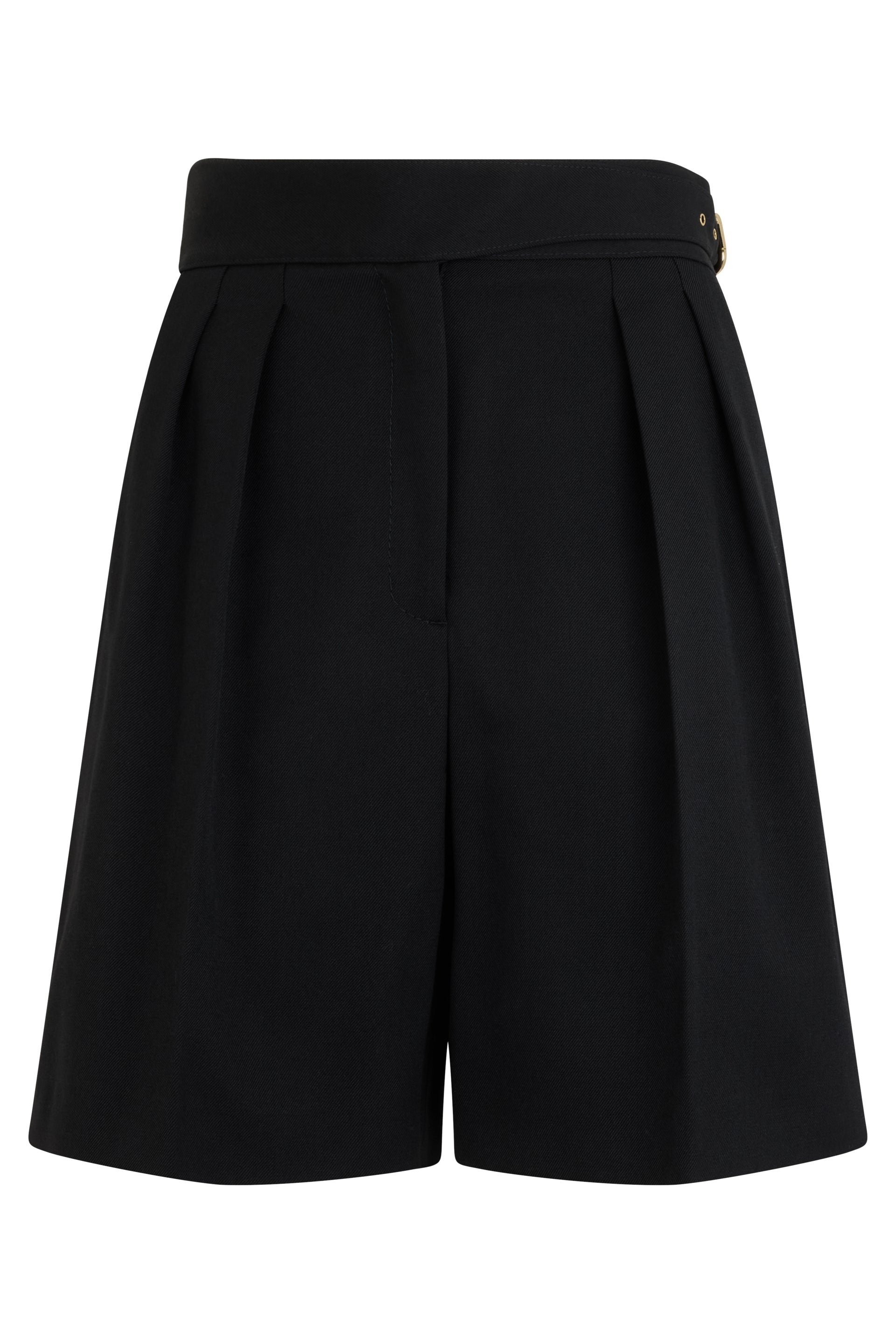 Elegant and versatile black shorts.