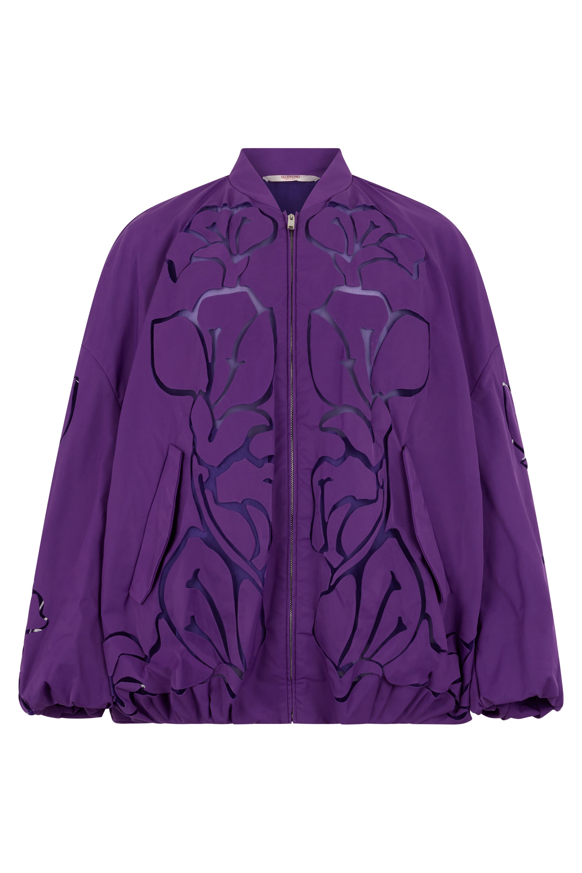 Jacket with zipper