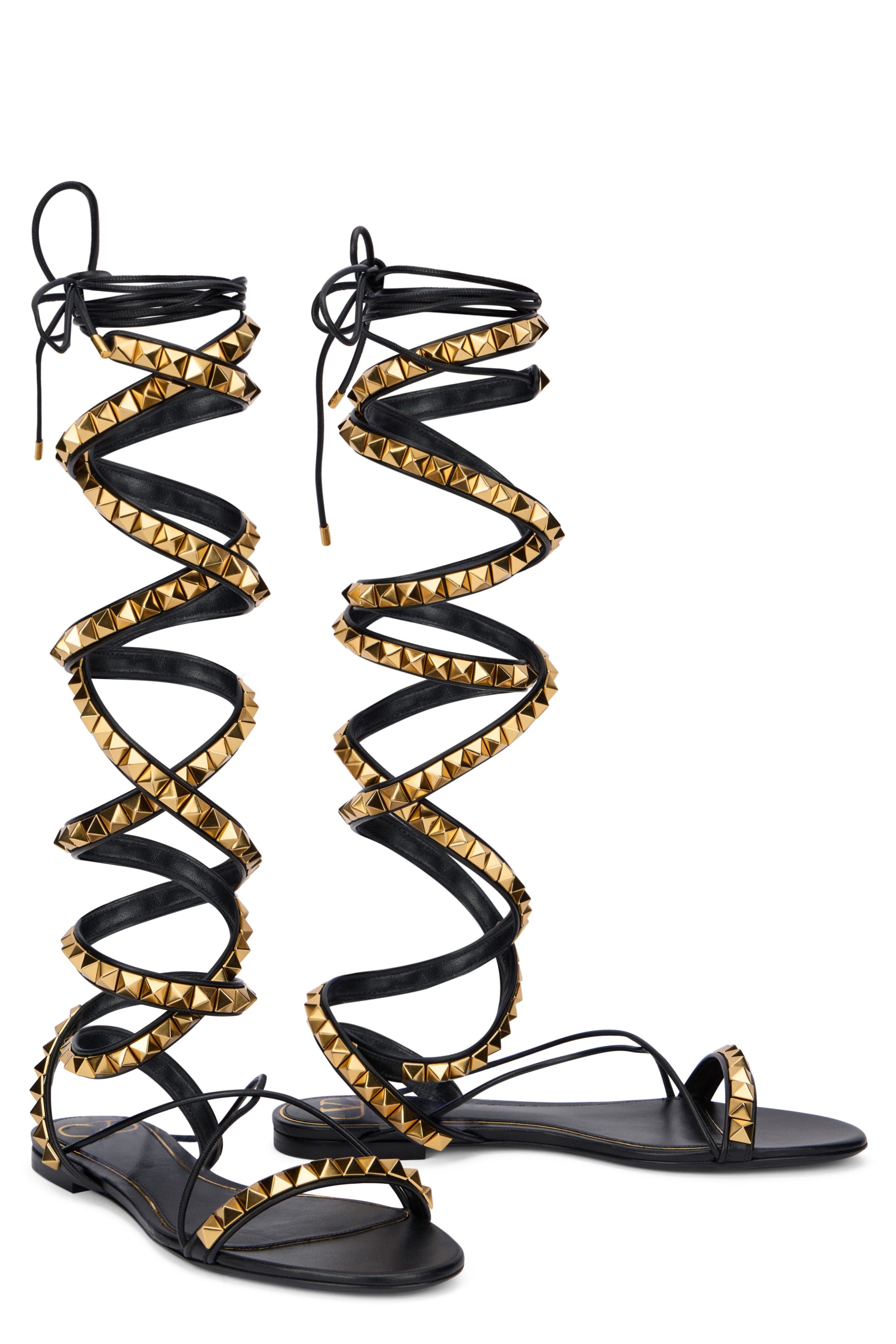 Spiral low sandals