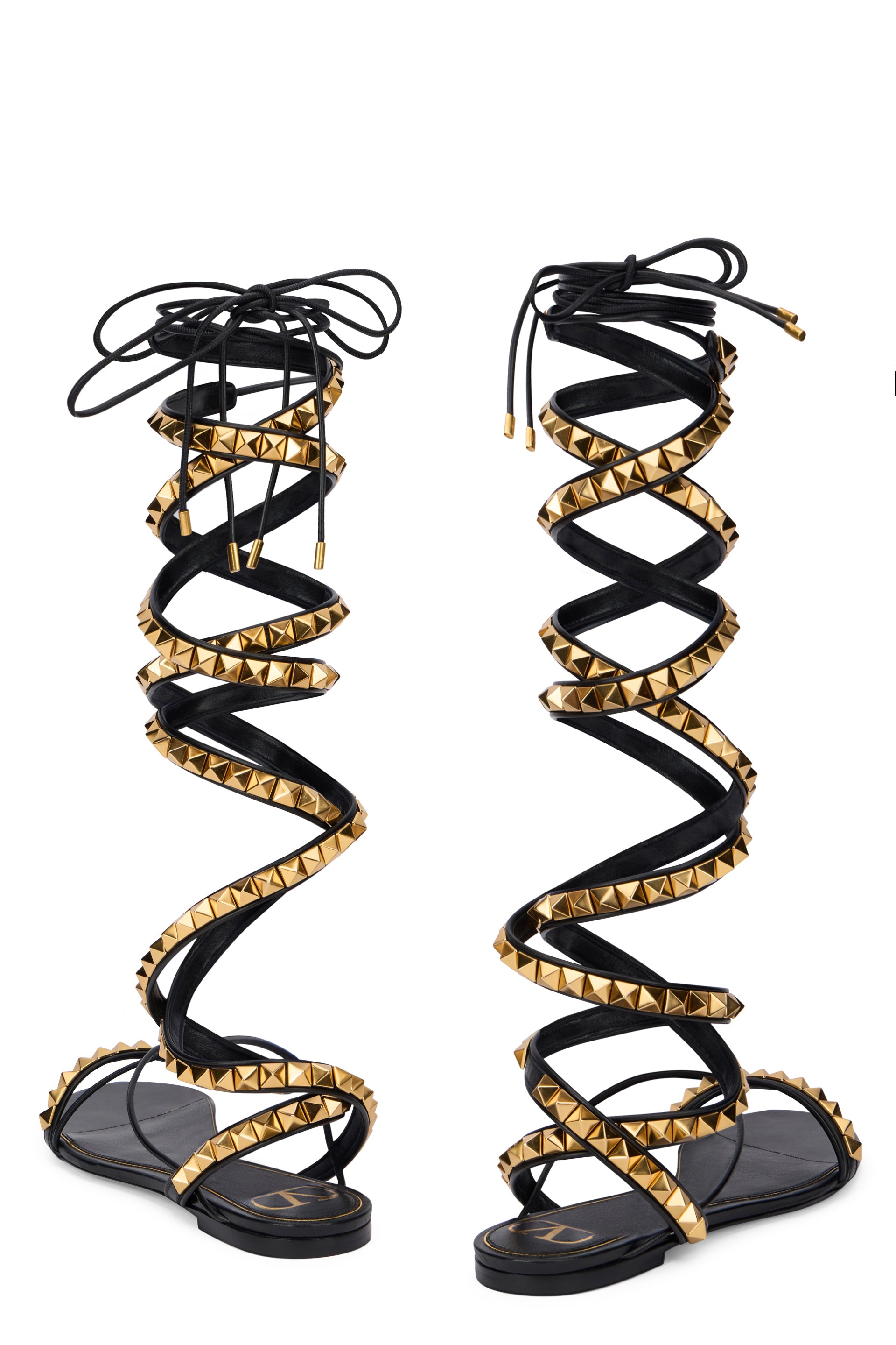 Spiral low sandals