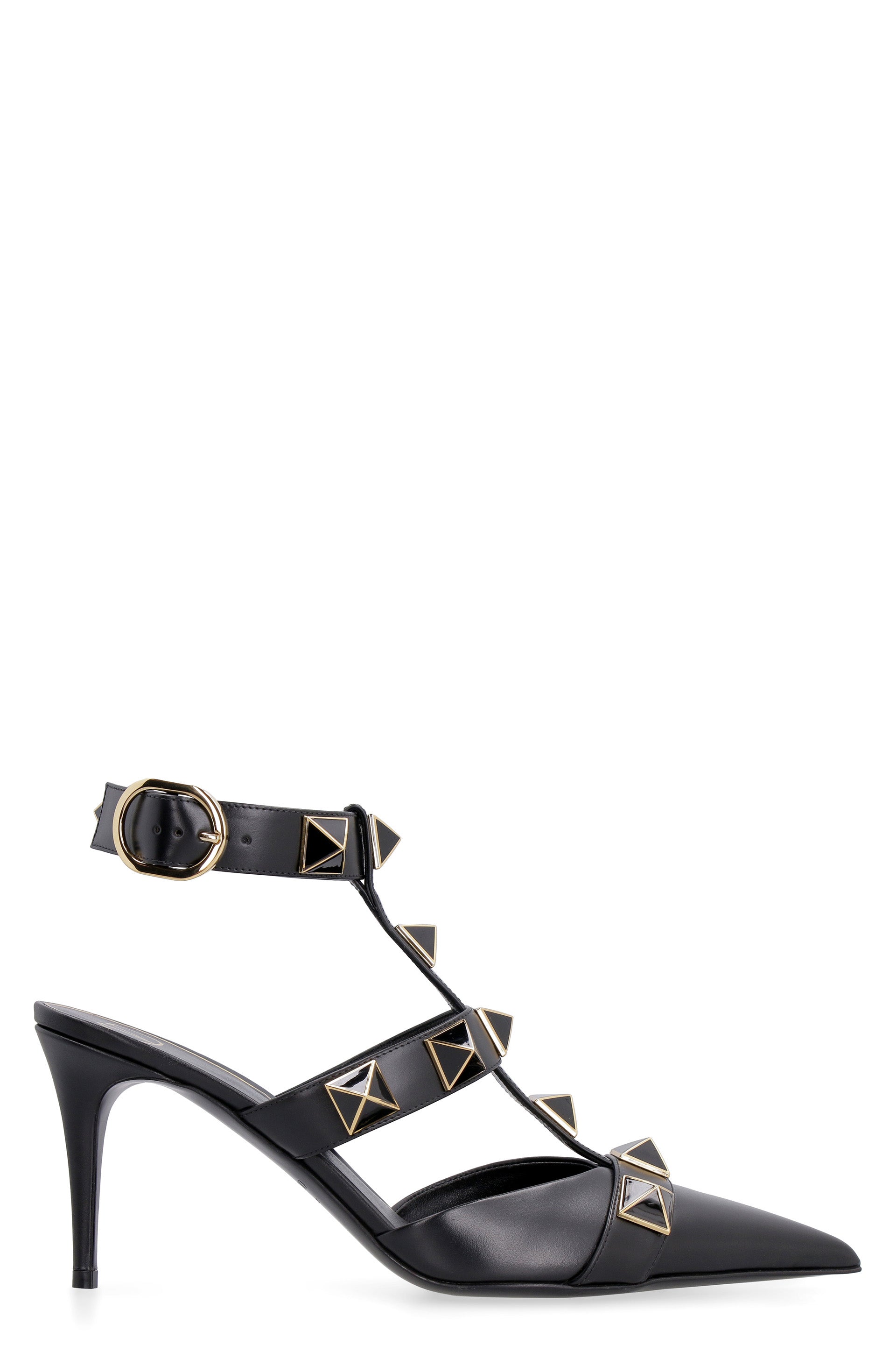 Valentino Garavani - Roman Studs leather slingback pumps