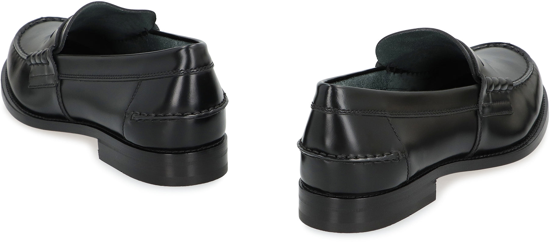 Patent leather loafers