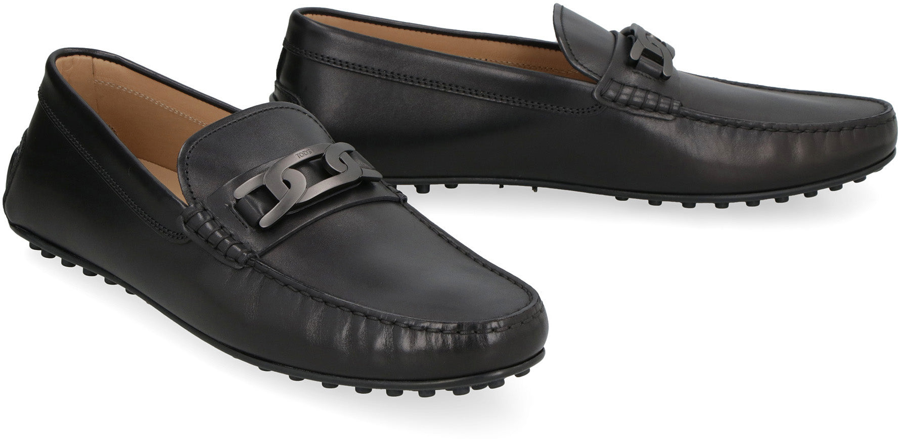 Leather loafers