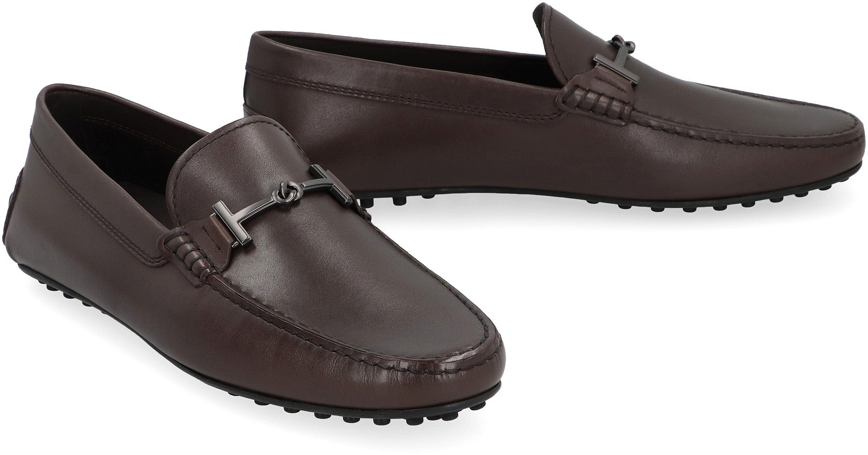 Leather loafers