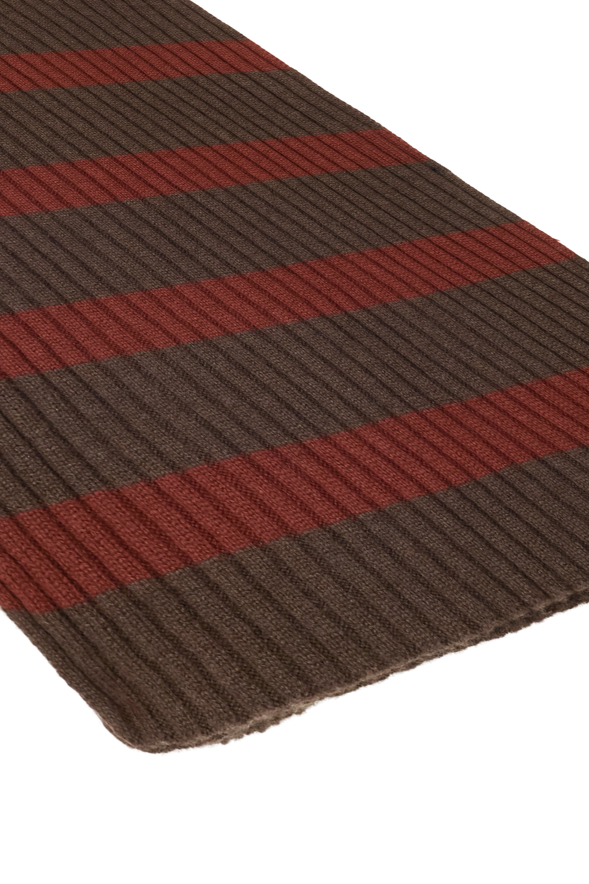 Soft Striped Scarf in Warm Tones