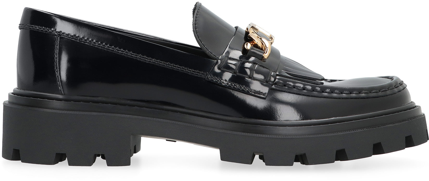 Leather loafers