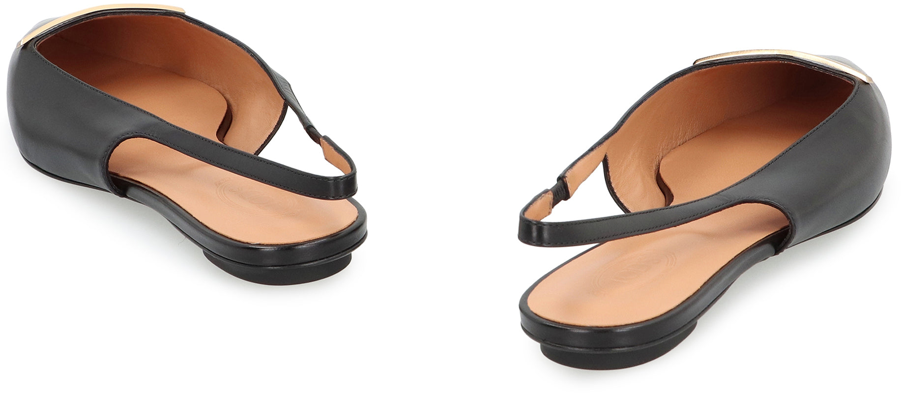 pointy-toe slingback ballet flats