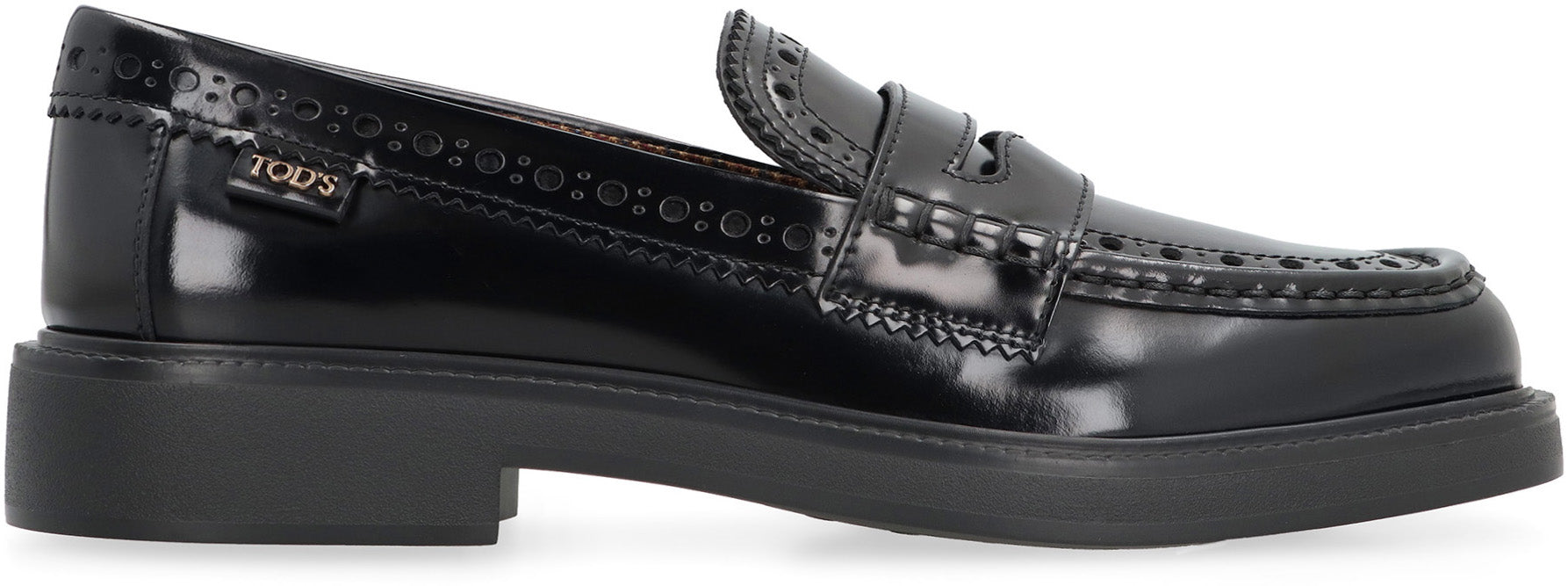 Leather loafers