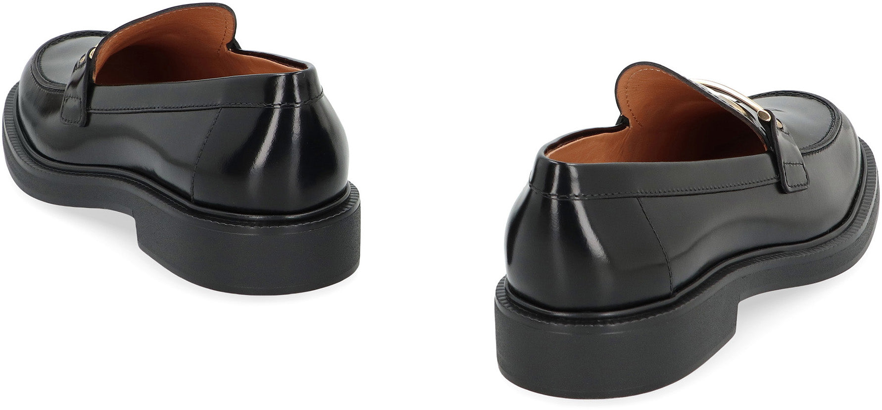 Leather loafers