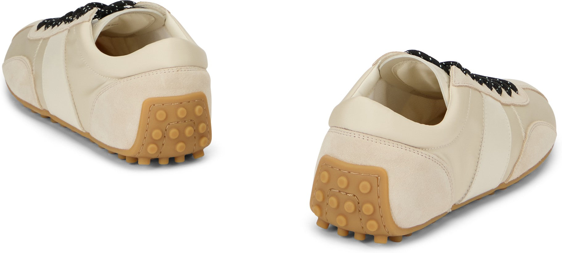 Sneakers T-Marathon in Suede and Technical Fabric beige