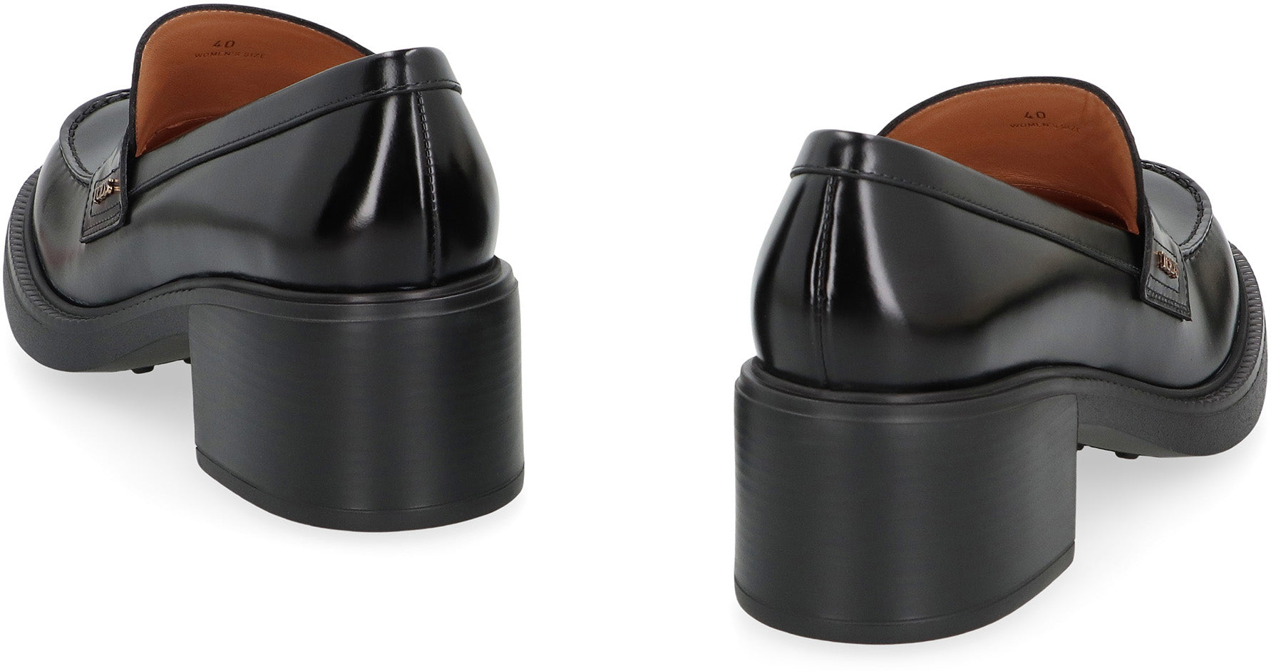 Leather loafers