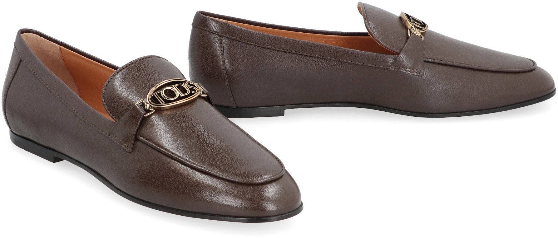 Leather loafers