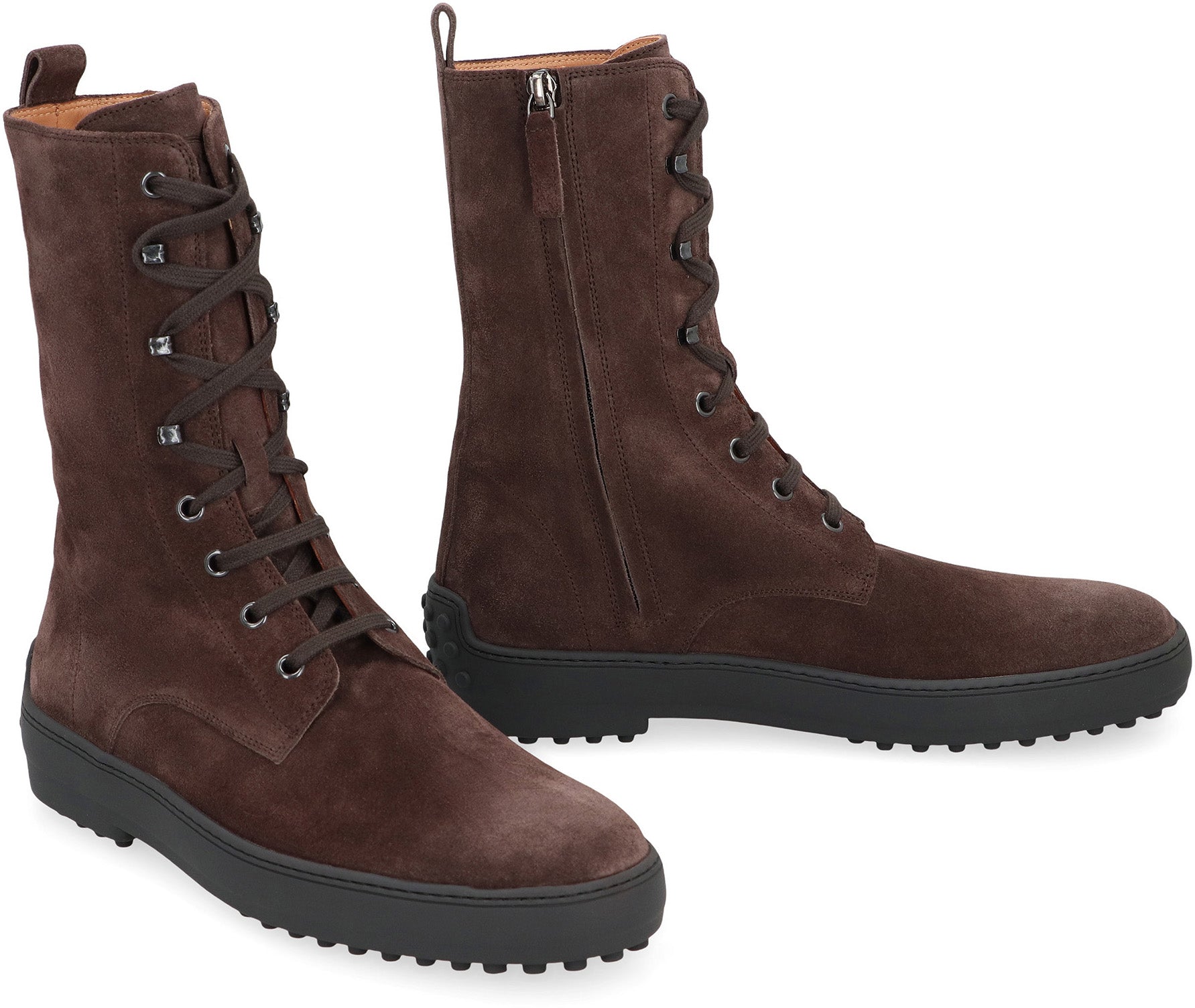 Ankle boot Winter Rubber in Suede Leather