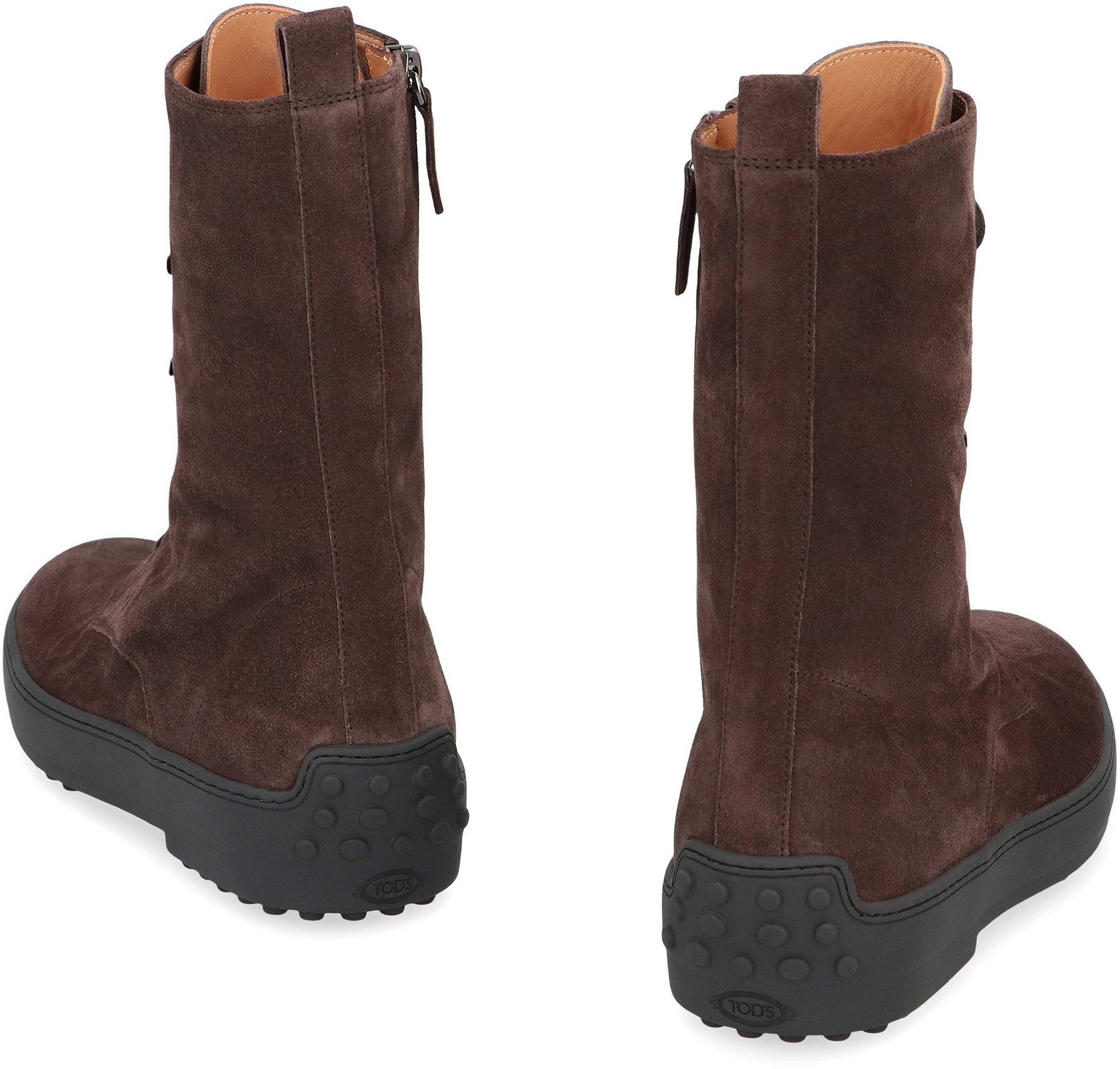 Ankle boot Winter Rubber in Suede Leather