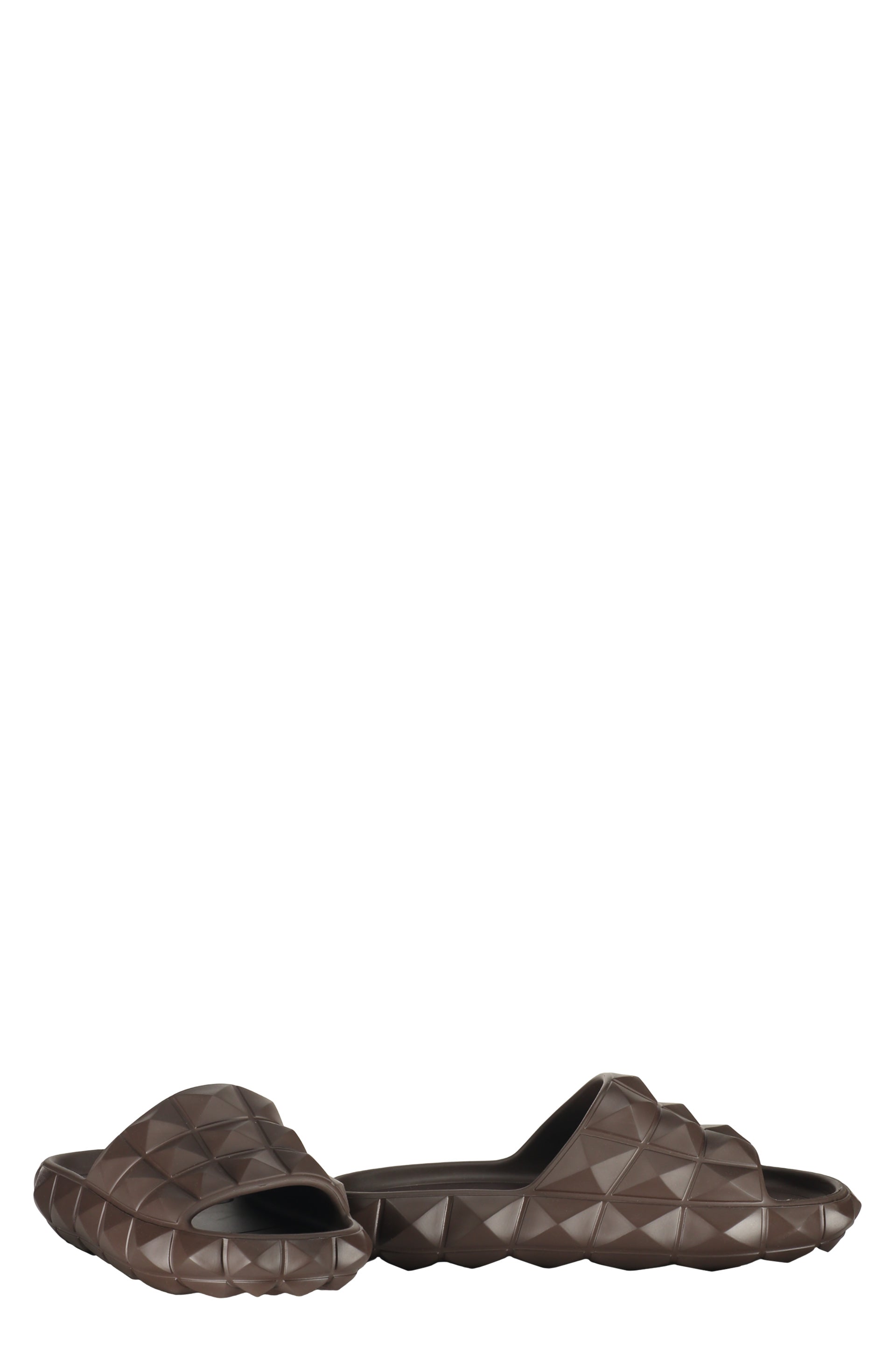 Slide sandal Valentino Roman Stud, turtle model